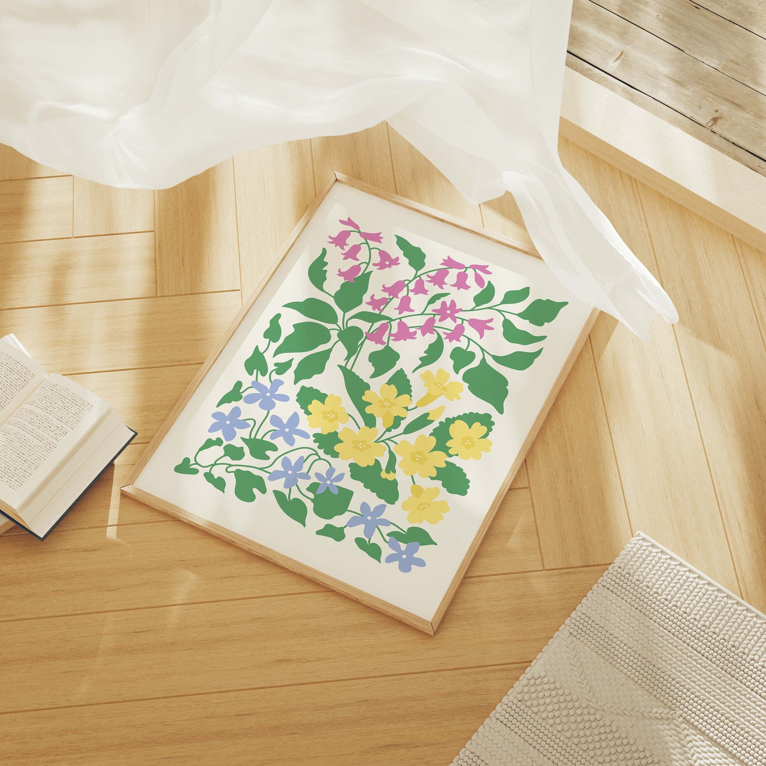 Abstract Floral Print