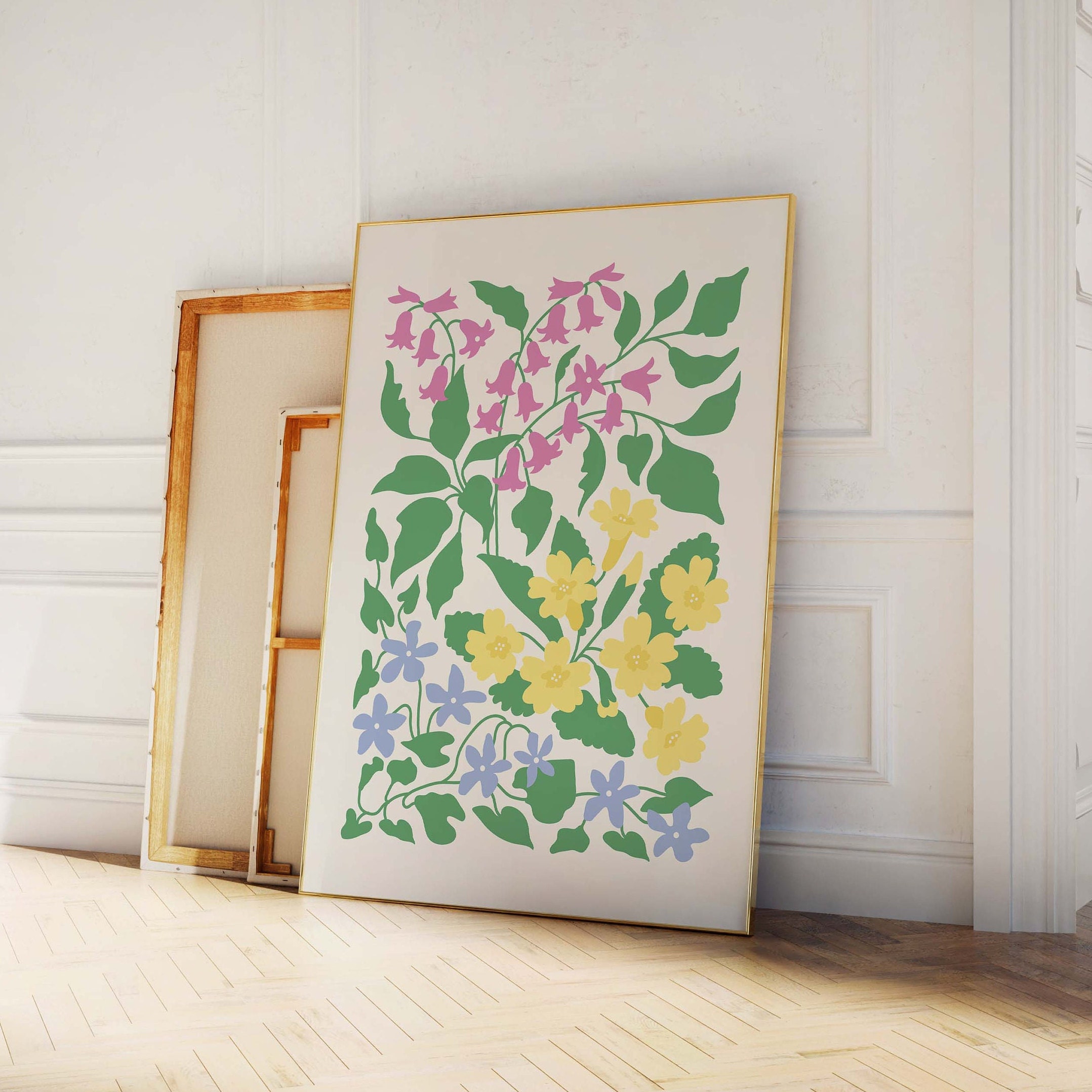 Abstract Floral Print - Image 4