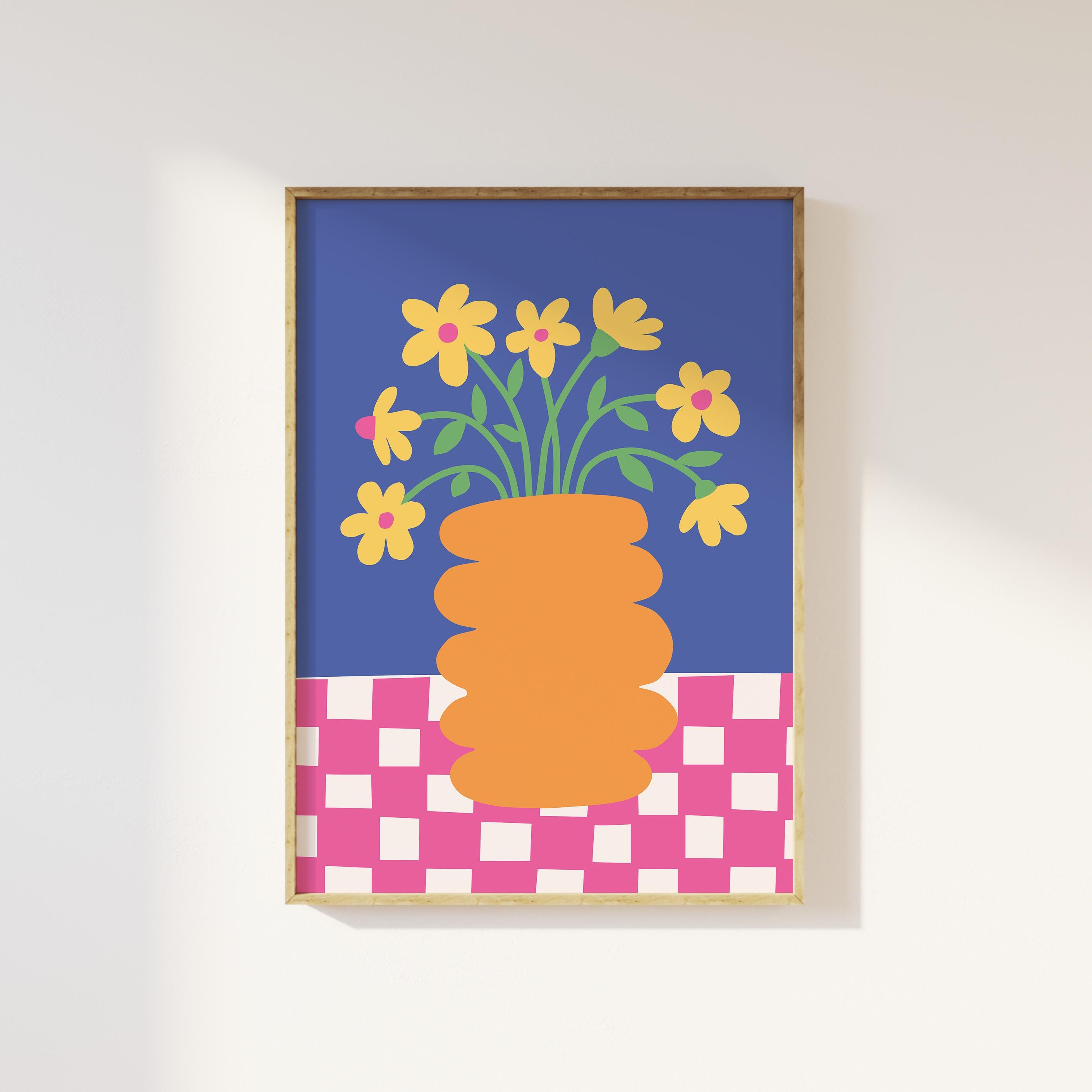 Abstract Floral Print - Image 2