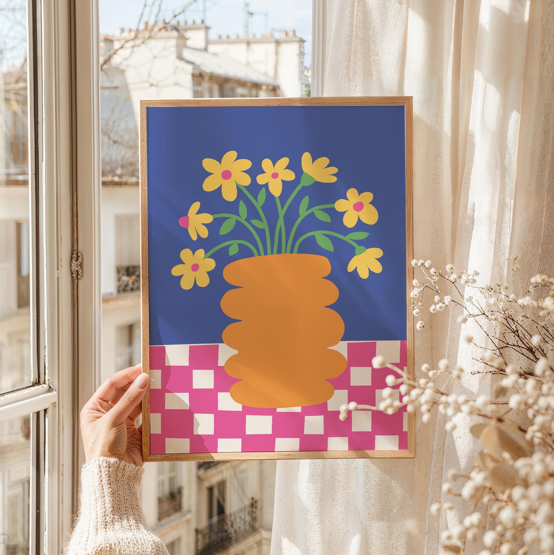 Abstract Floral Print - Image 3