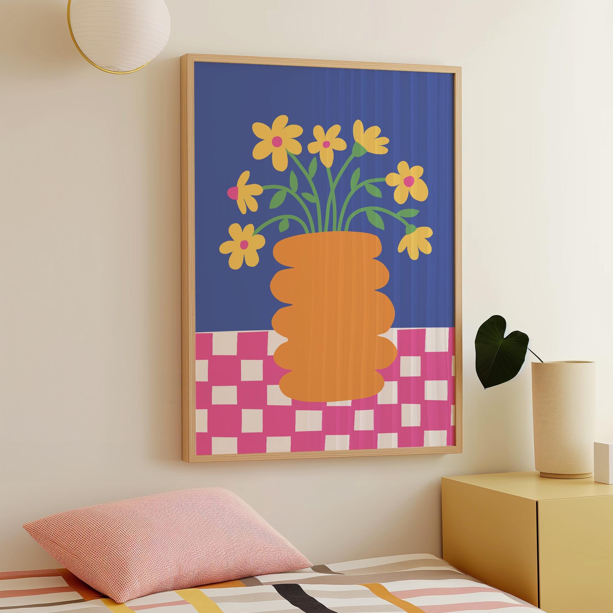 Abstract Floral Print - Image 4