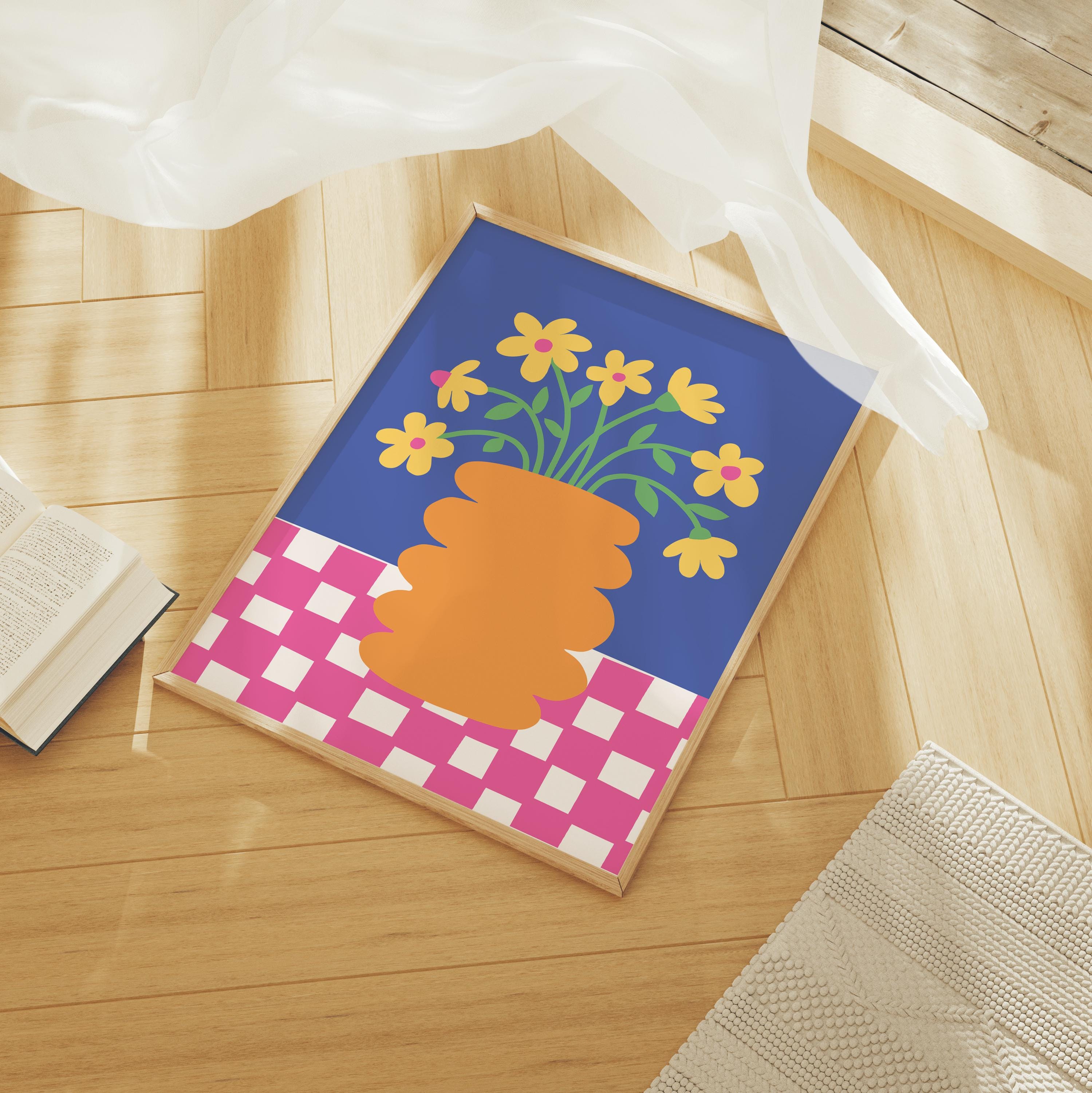 Abstract Floral Print - Image 5