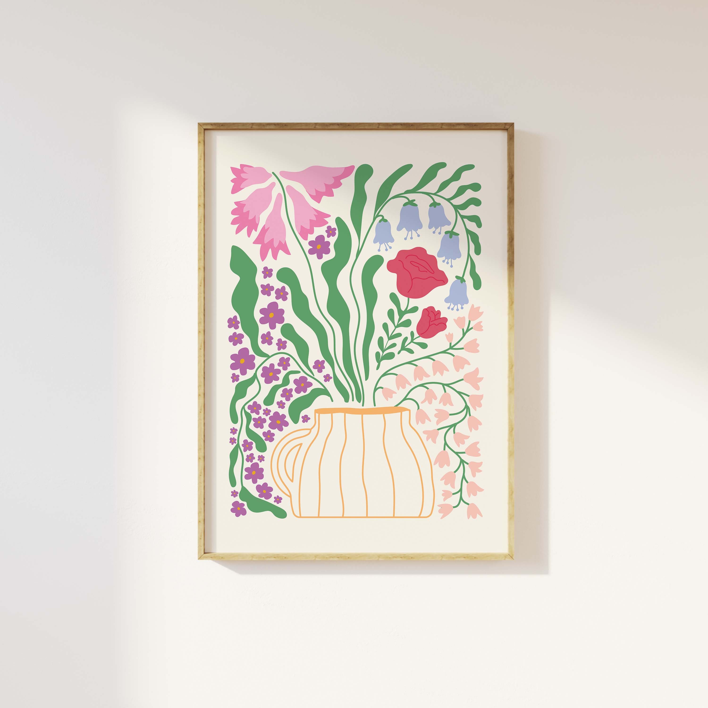 Abstract Floral Print - Image 2
