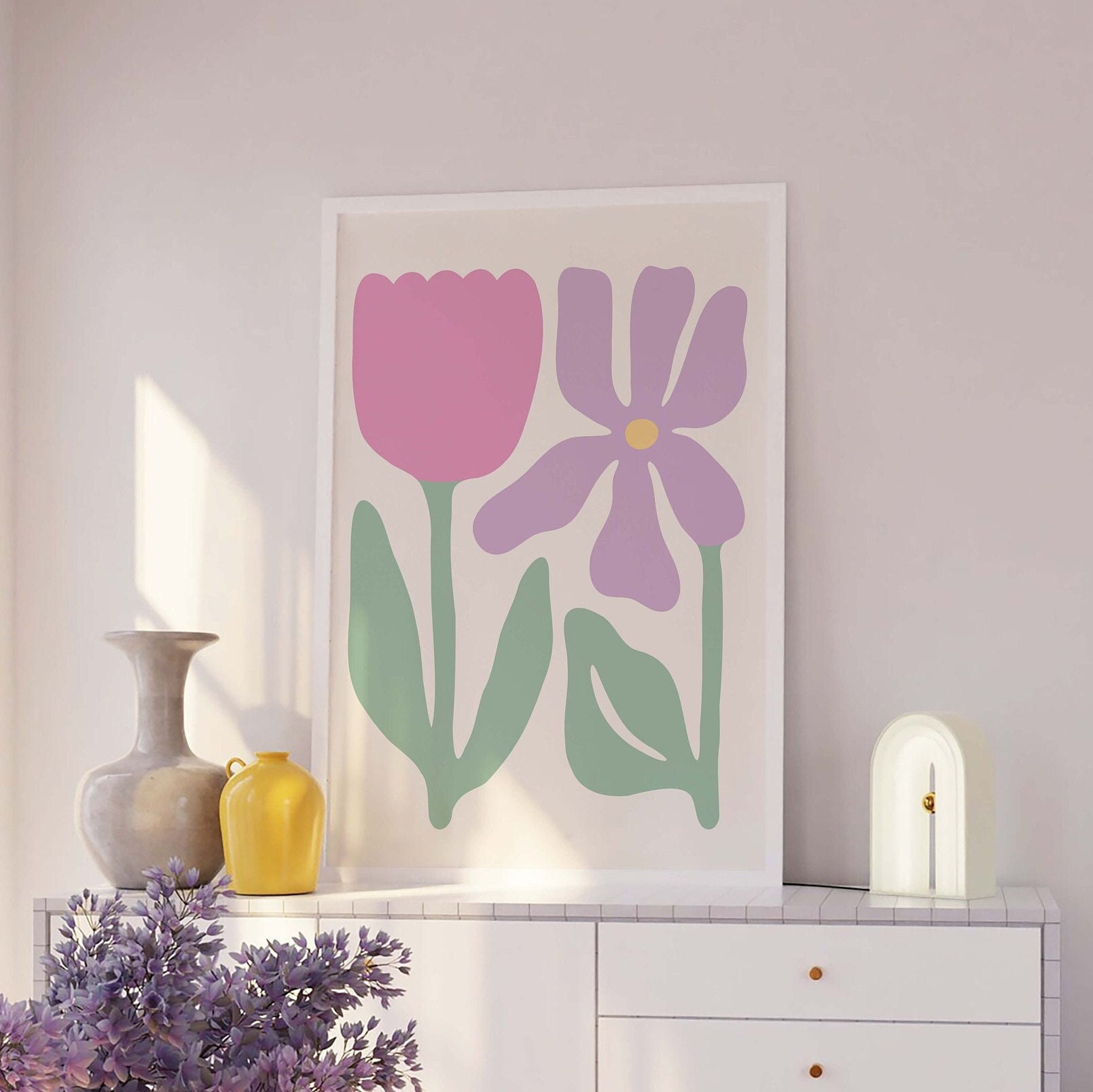 Abstract Floral Print