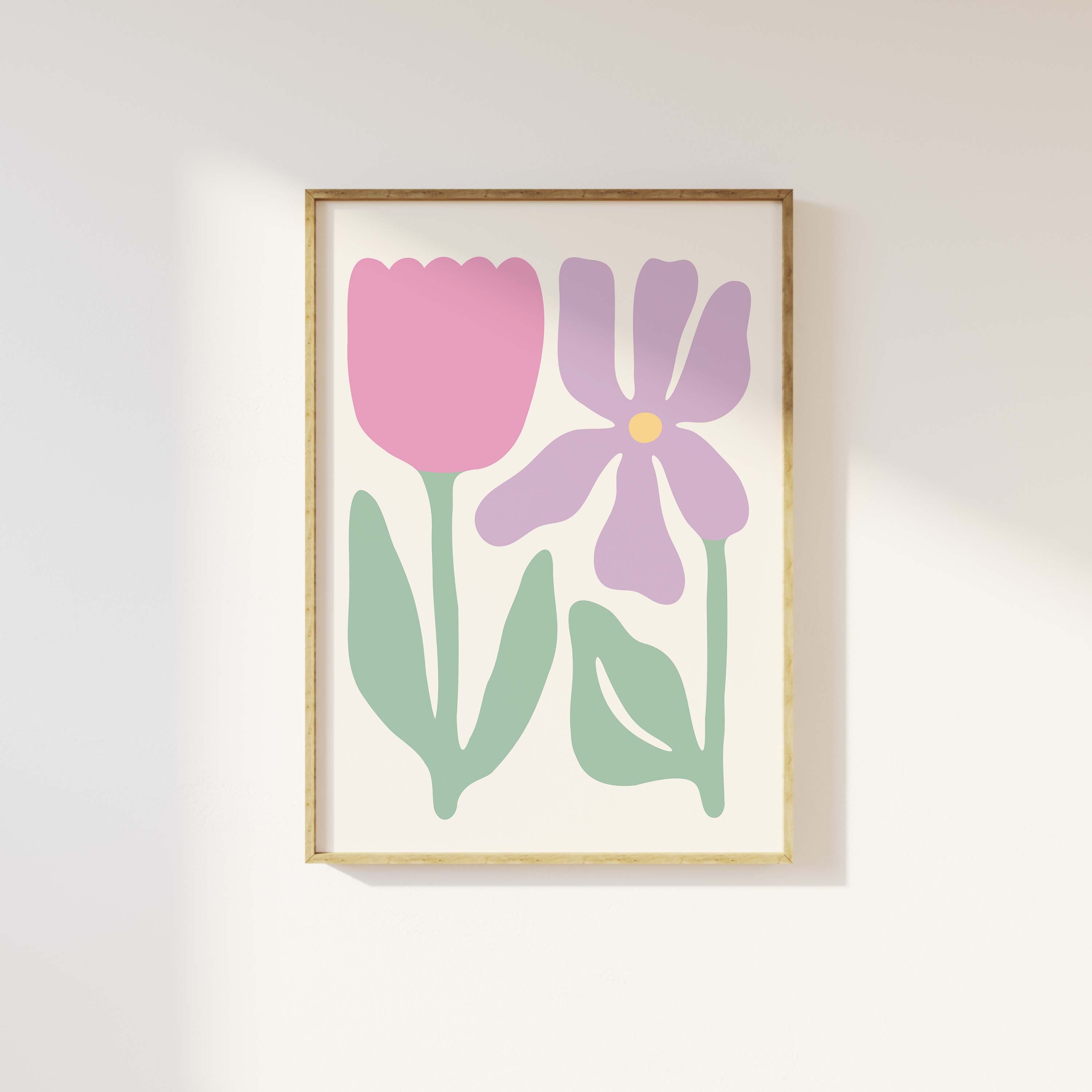 Abstract Floral Print - Image 2