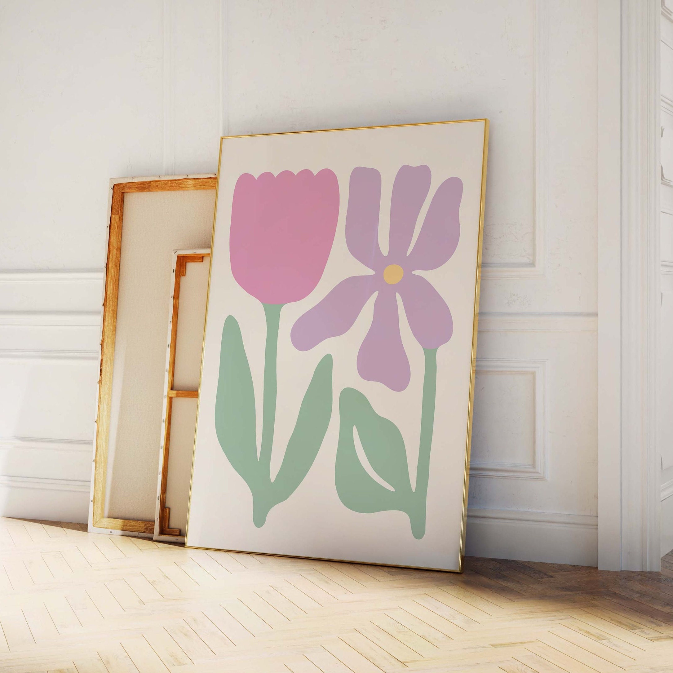 Abstract Floral Print - Image 4