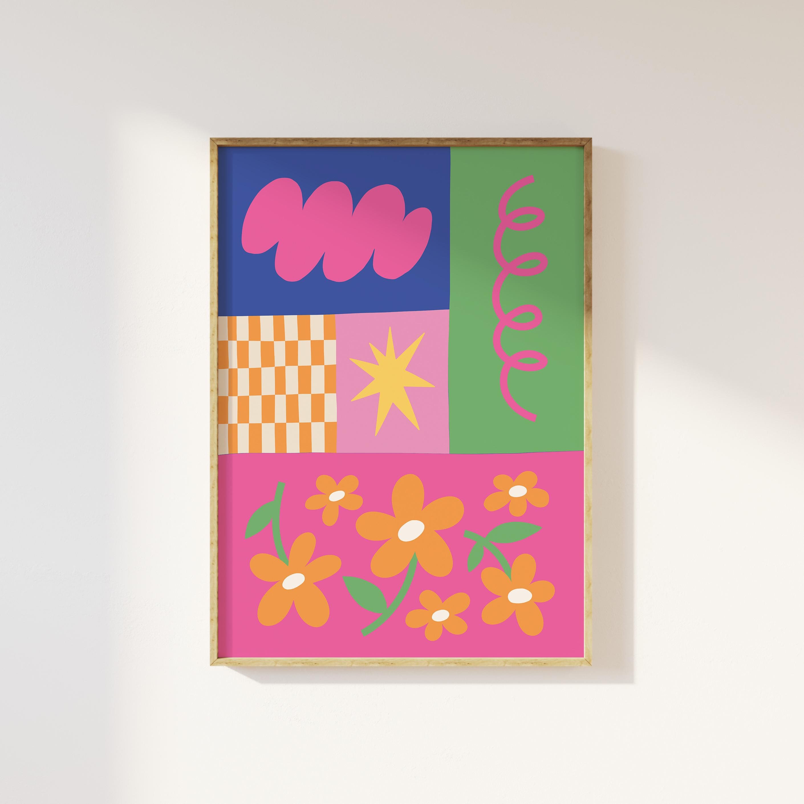 Abstract Floral Print - Image 4