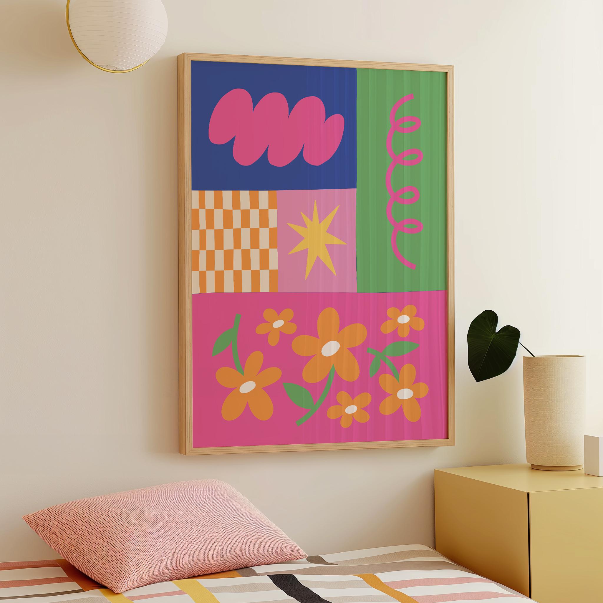 Abstract Floral Print - Image 5