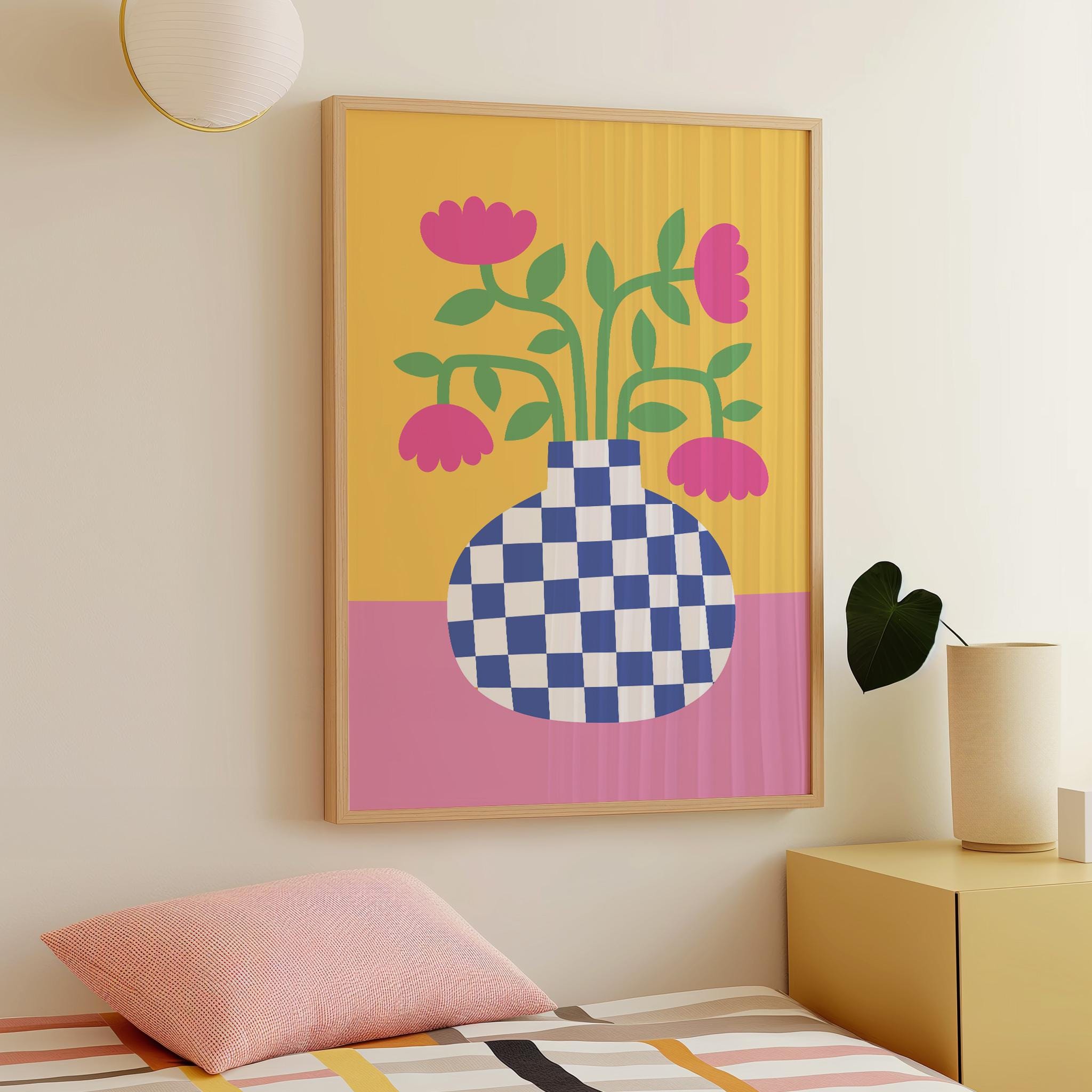 Abstract Floral Print - Image 2