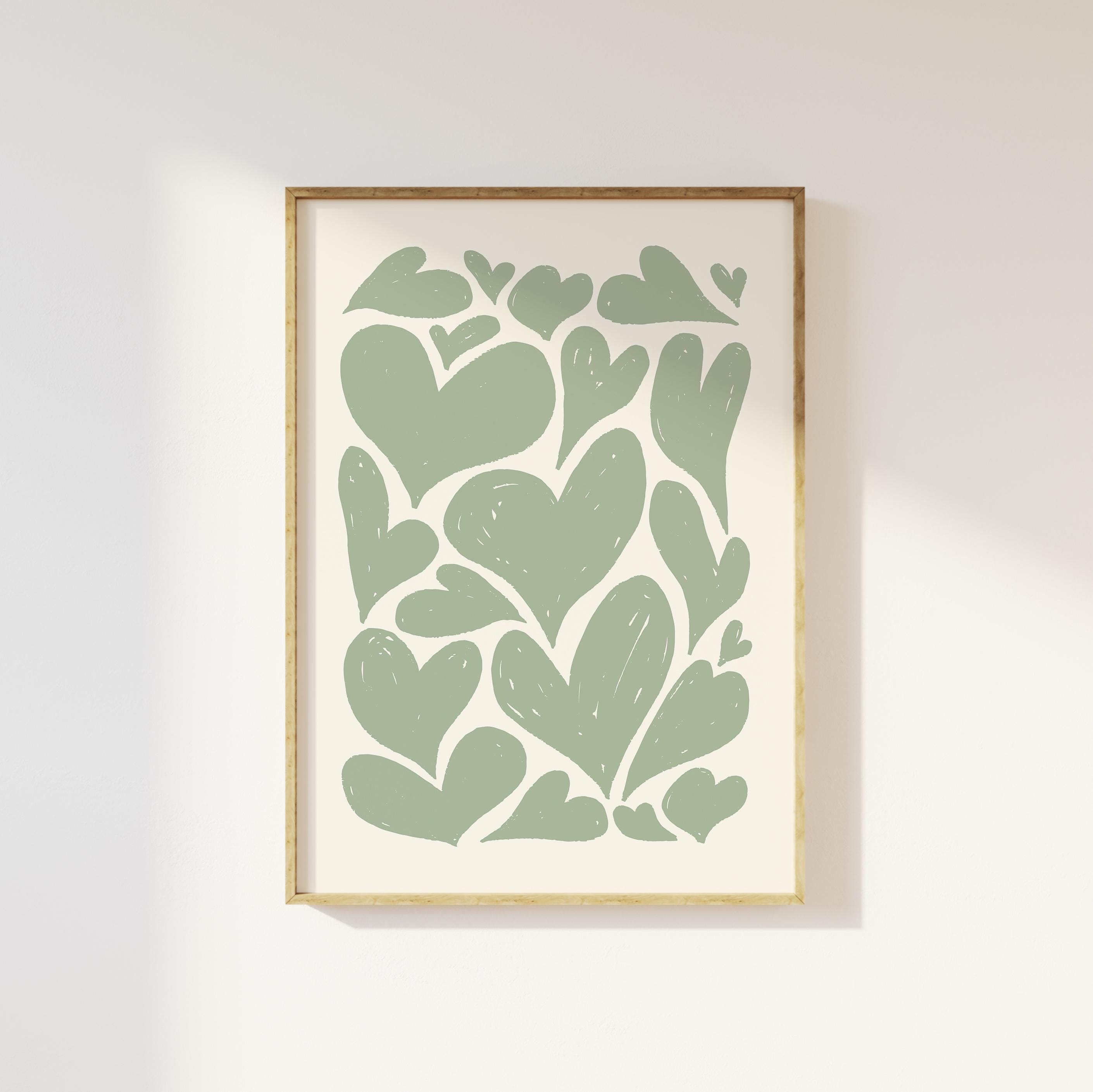 Abstract Hearts Print - Image 3