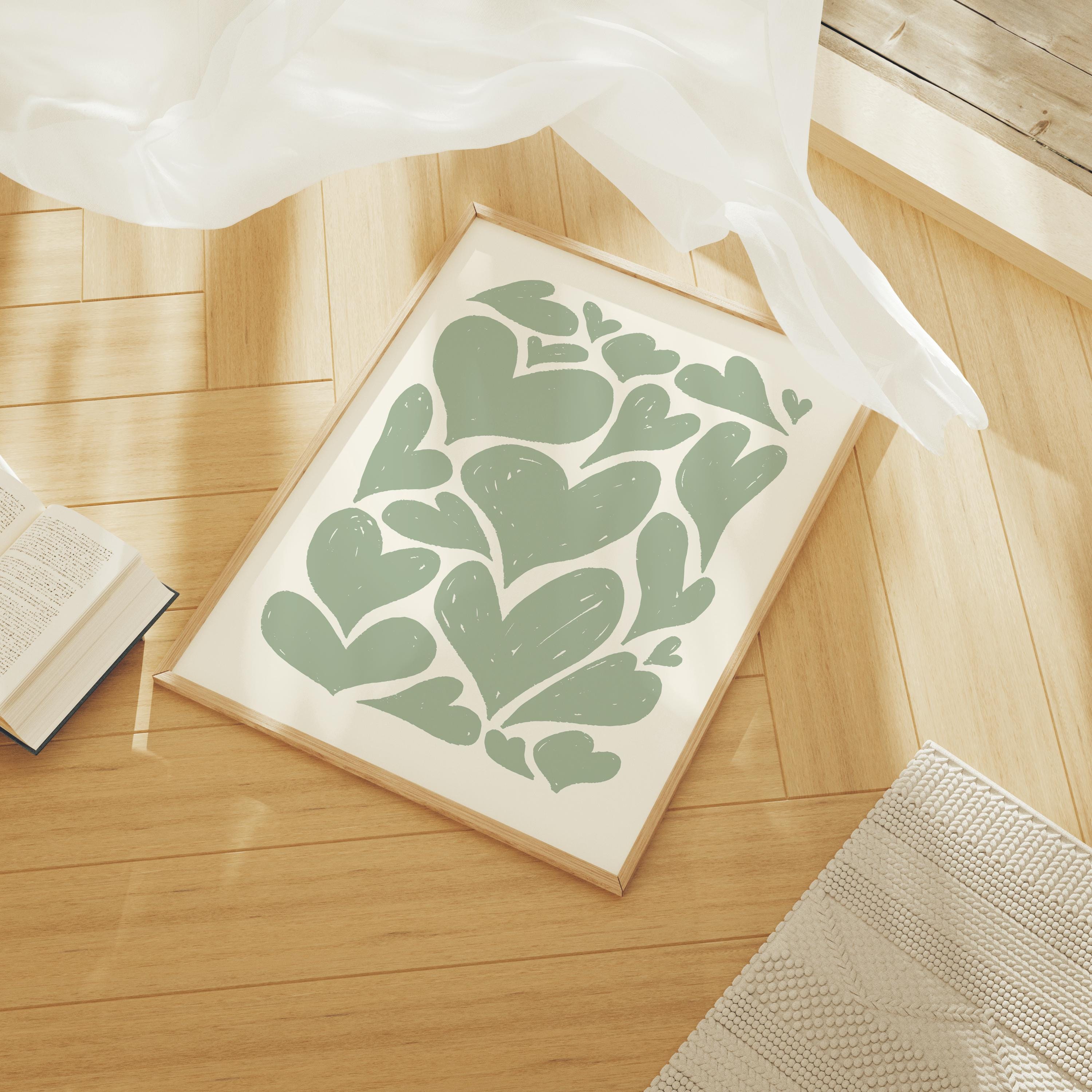 Abstract Hearts Print - Image 4
