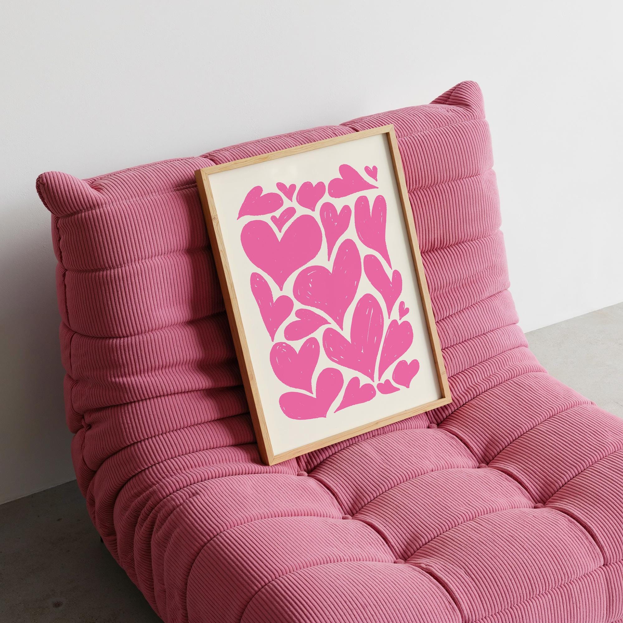 Abstract Hearts Print - Image 2