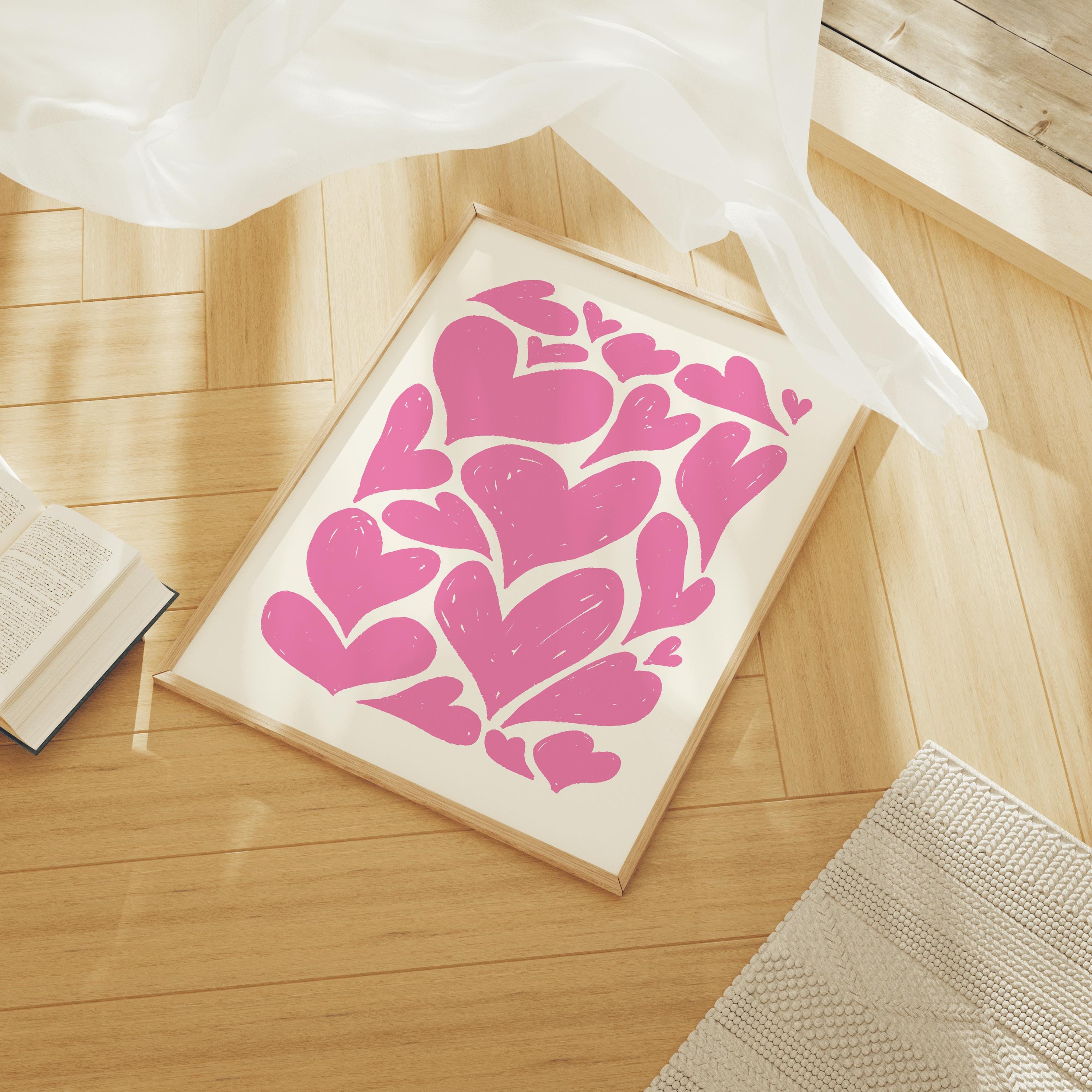 Abstract Hearts Print - Image 4