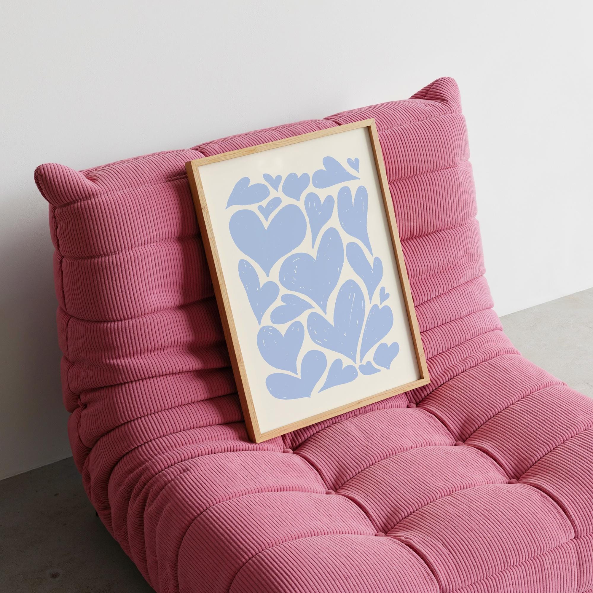 Abstract Hearts Print - Image 4