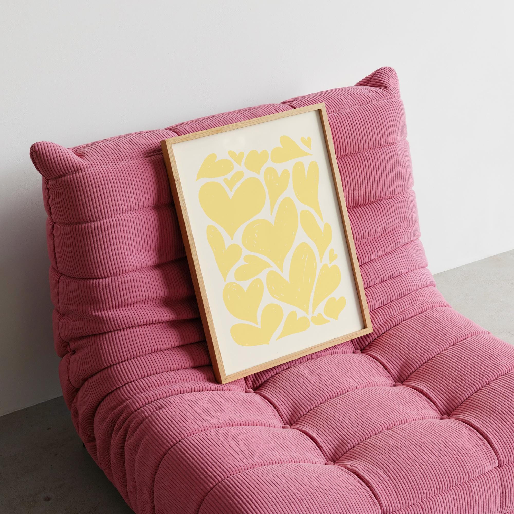 Abstract Hearts Print - Image 2