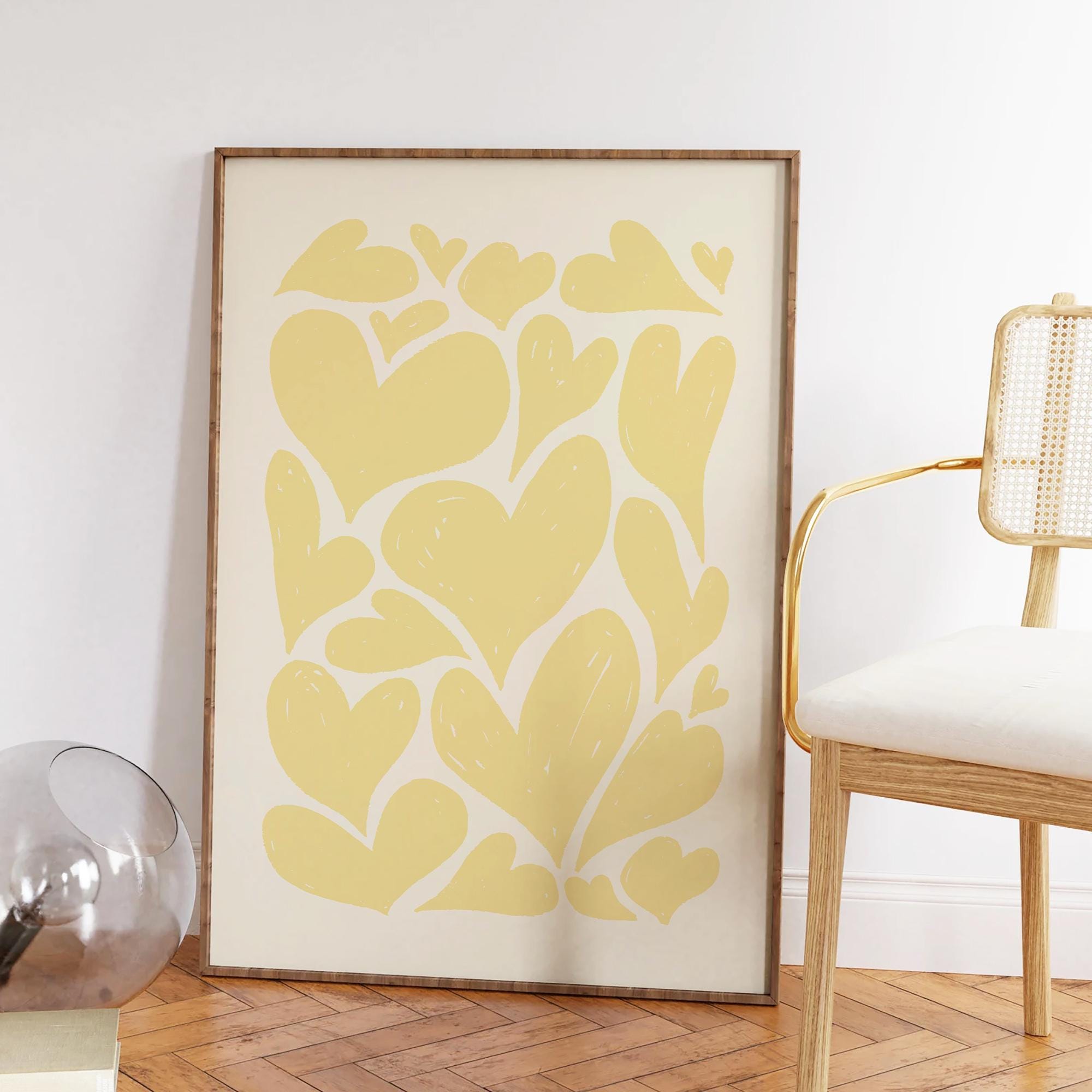 Abstract Hearts Print - Image 4