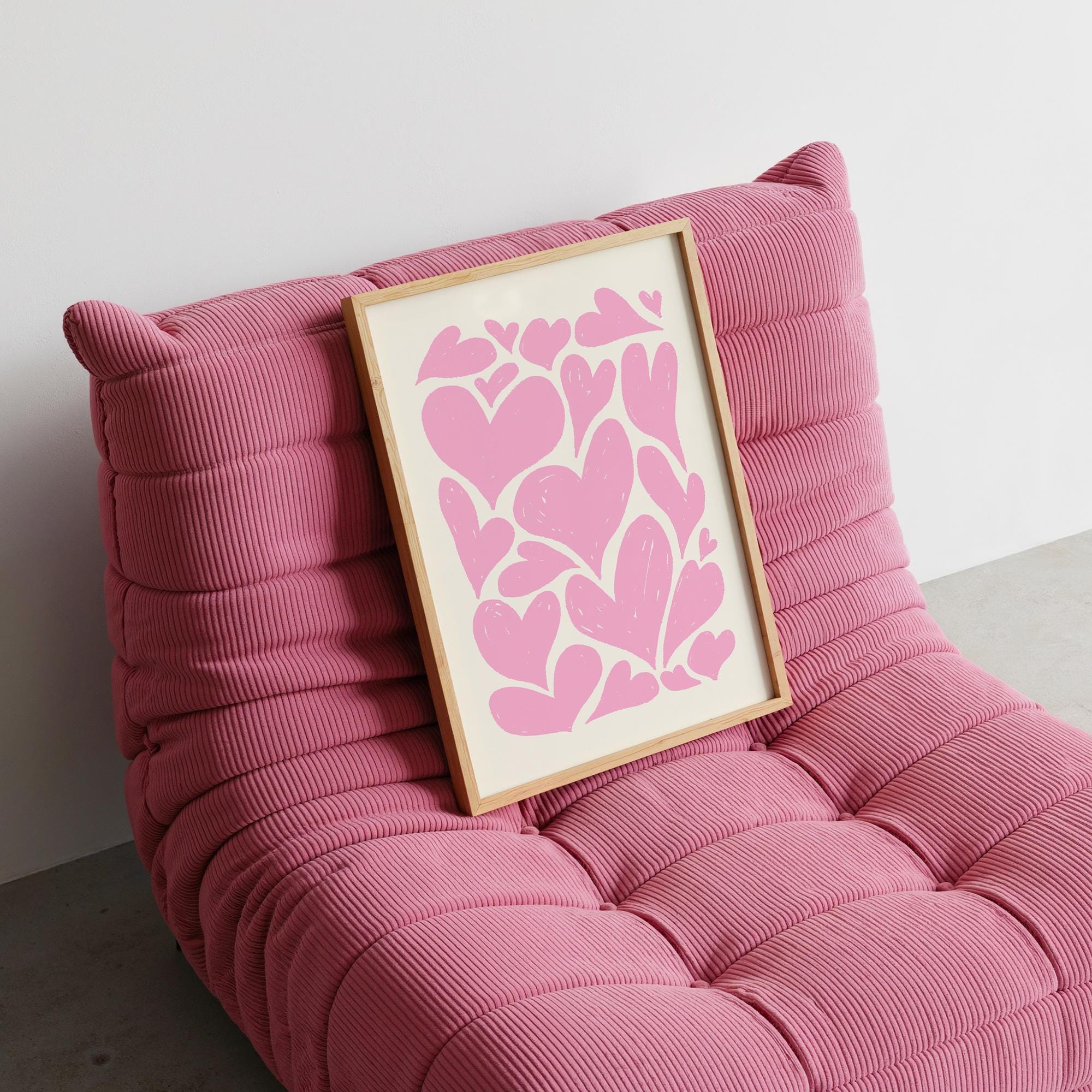 Abstract Hearts Print - Image 3