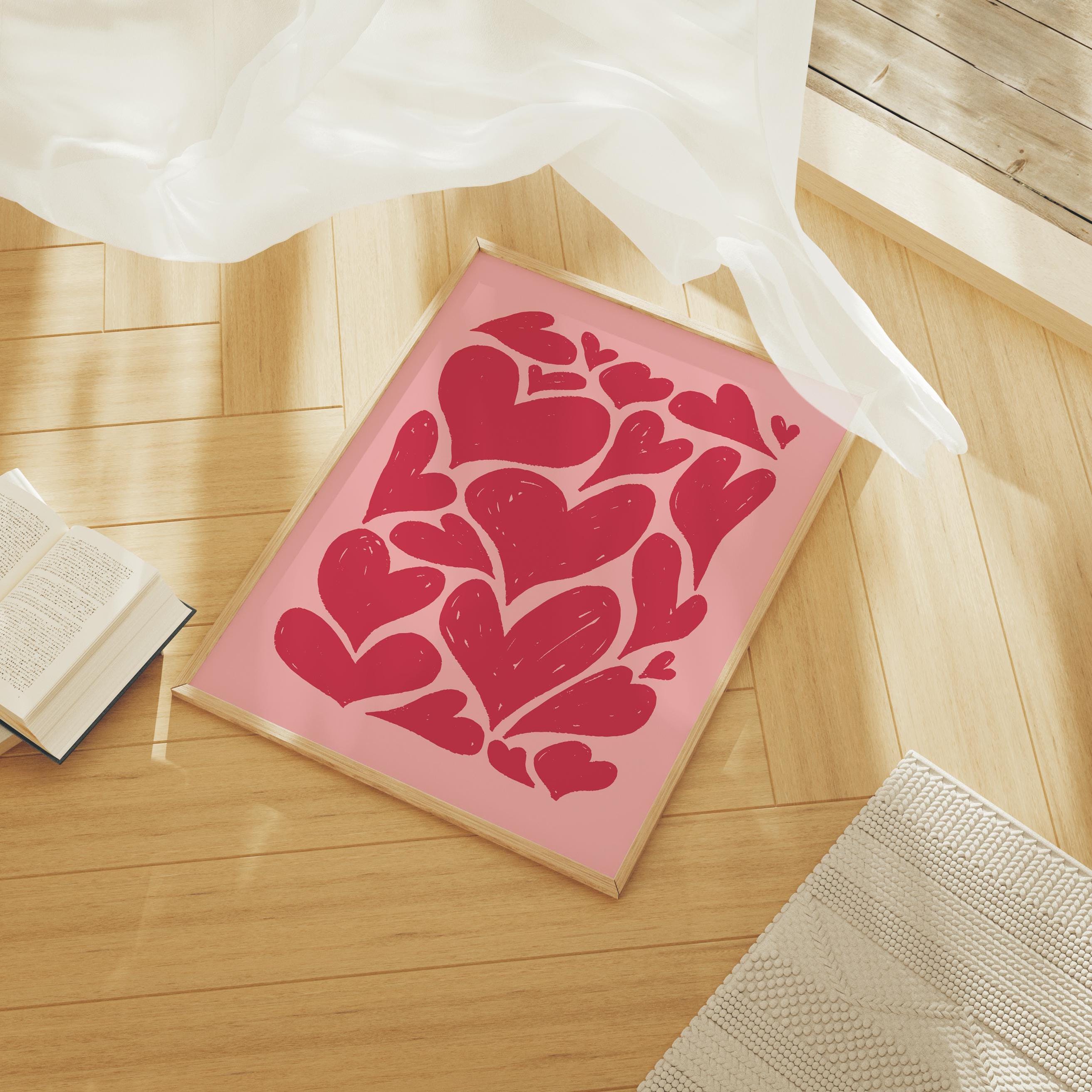 Abstract Hearts Print - Image 4