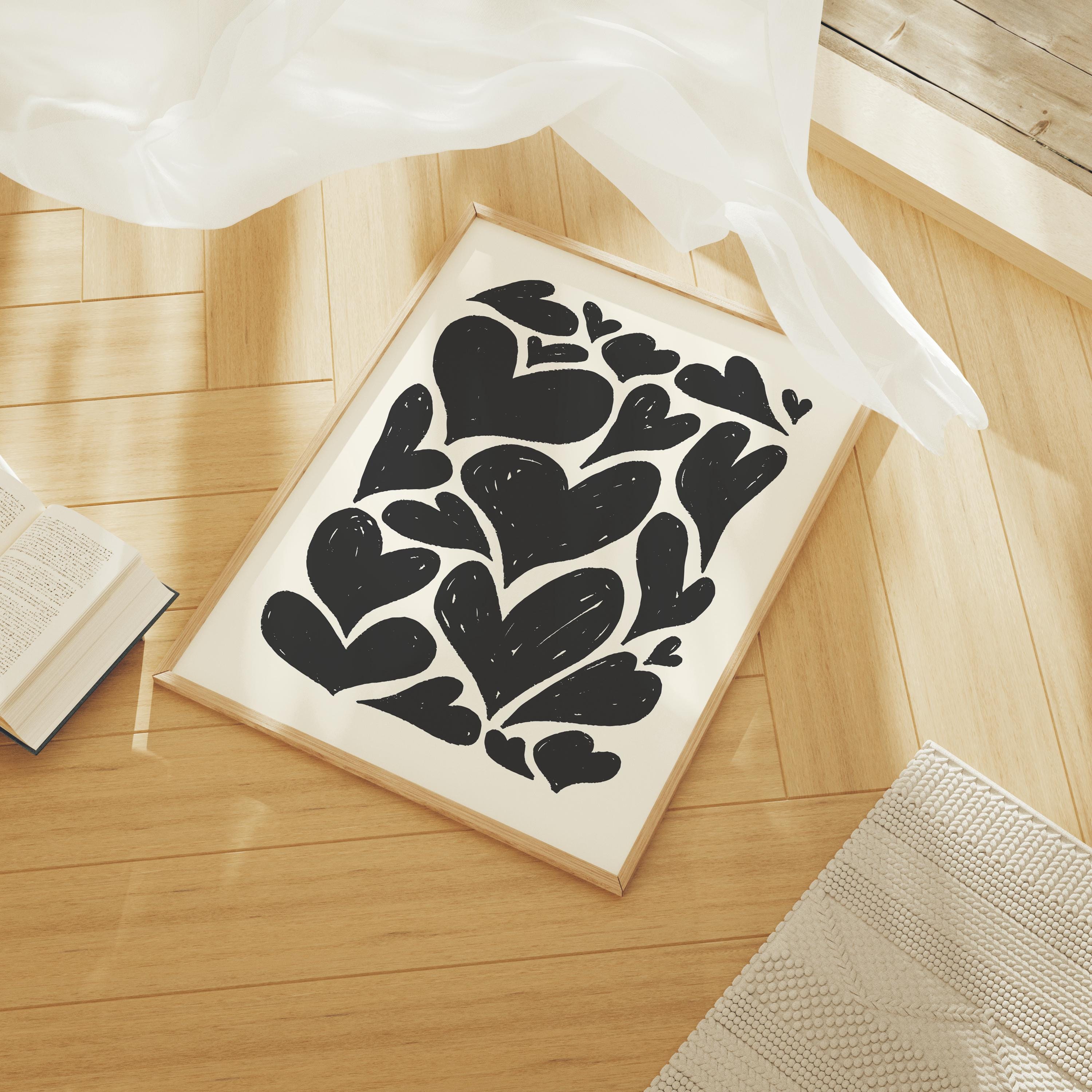 Abstract Hearts Print - Image 3