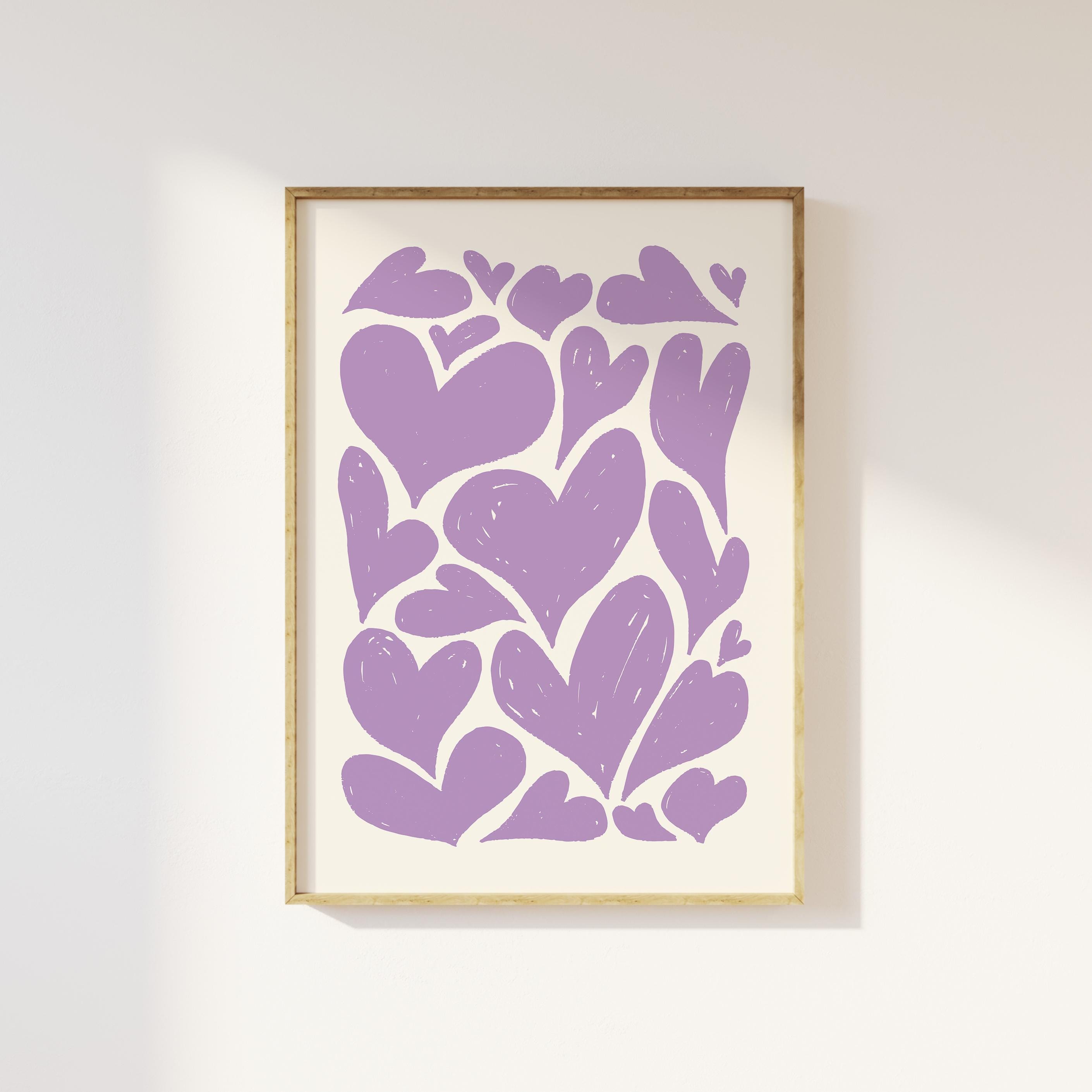 Abstract Hearts Print - Image 5