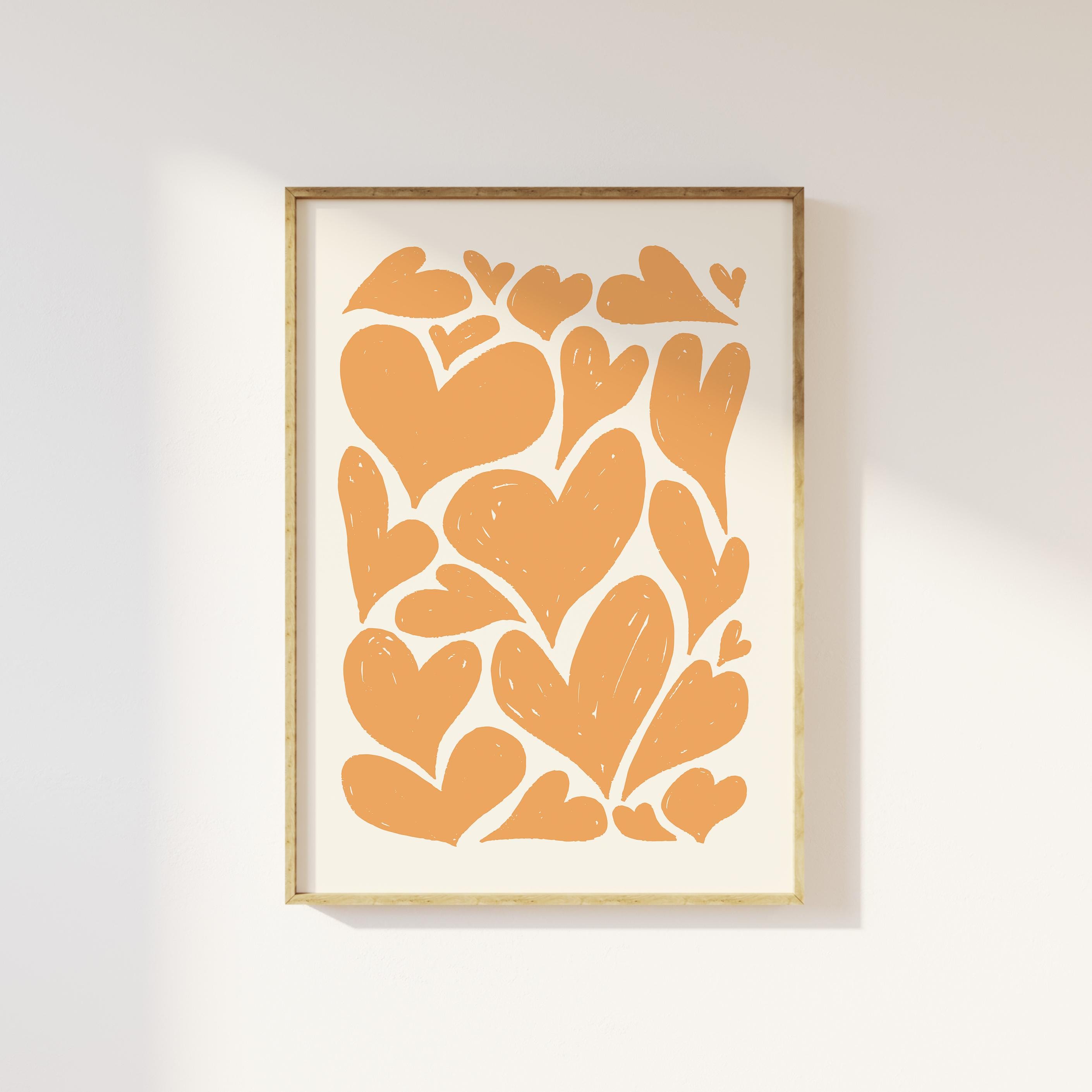 Abstract Hearts Print - Image 3