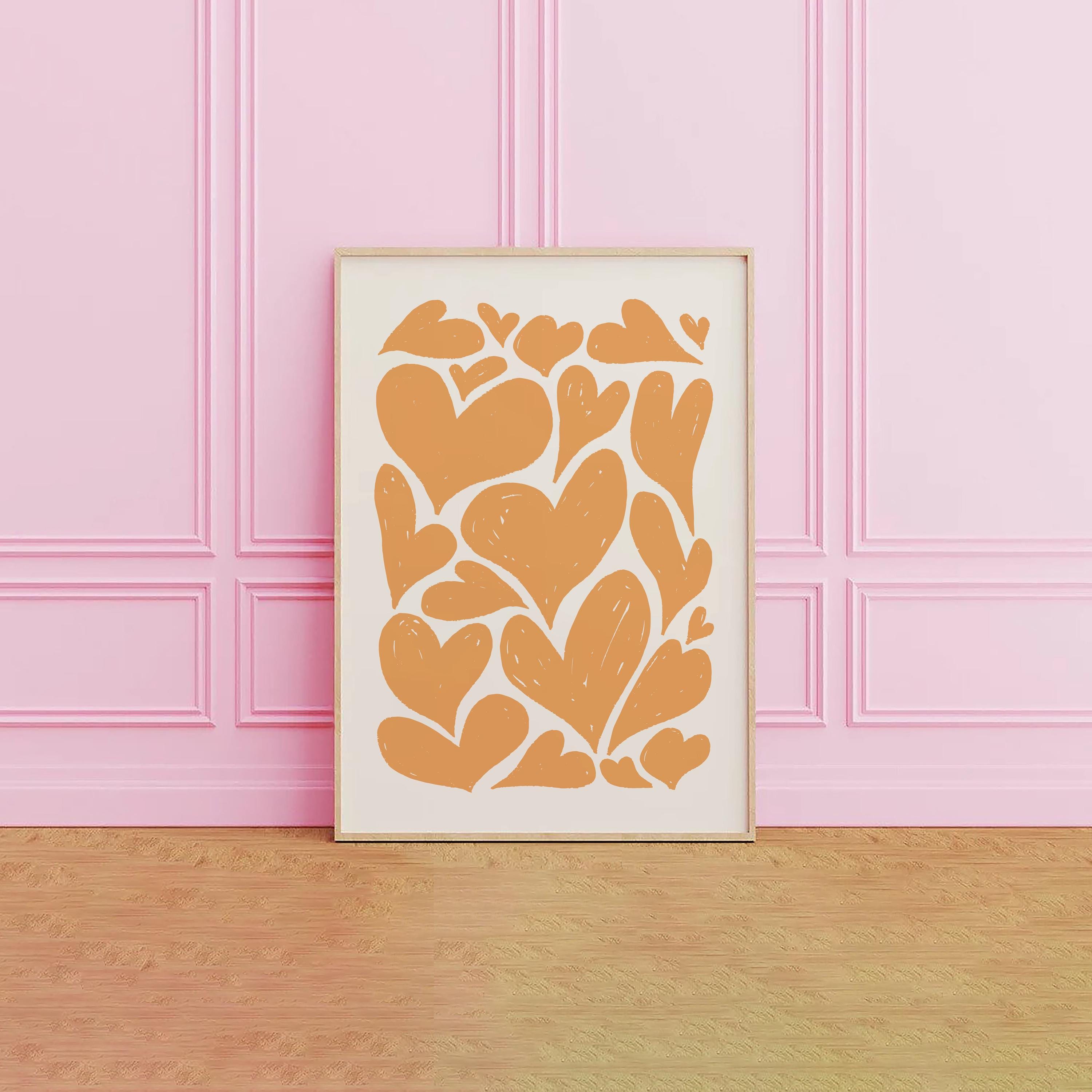 Abstract Hearts Print - Image 4
