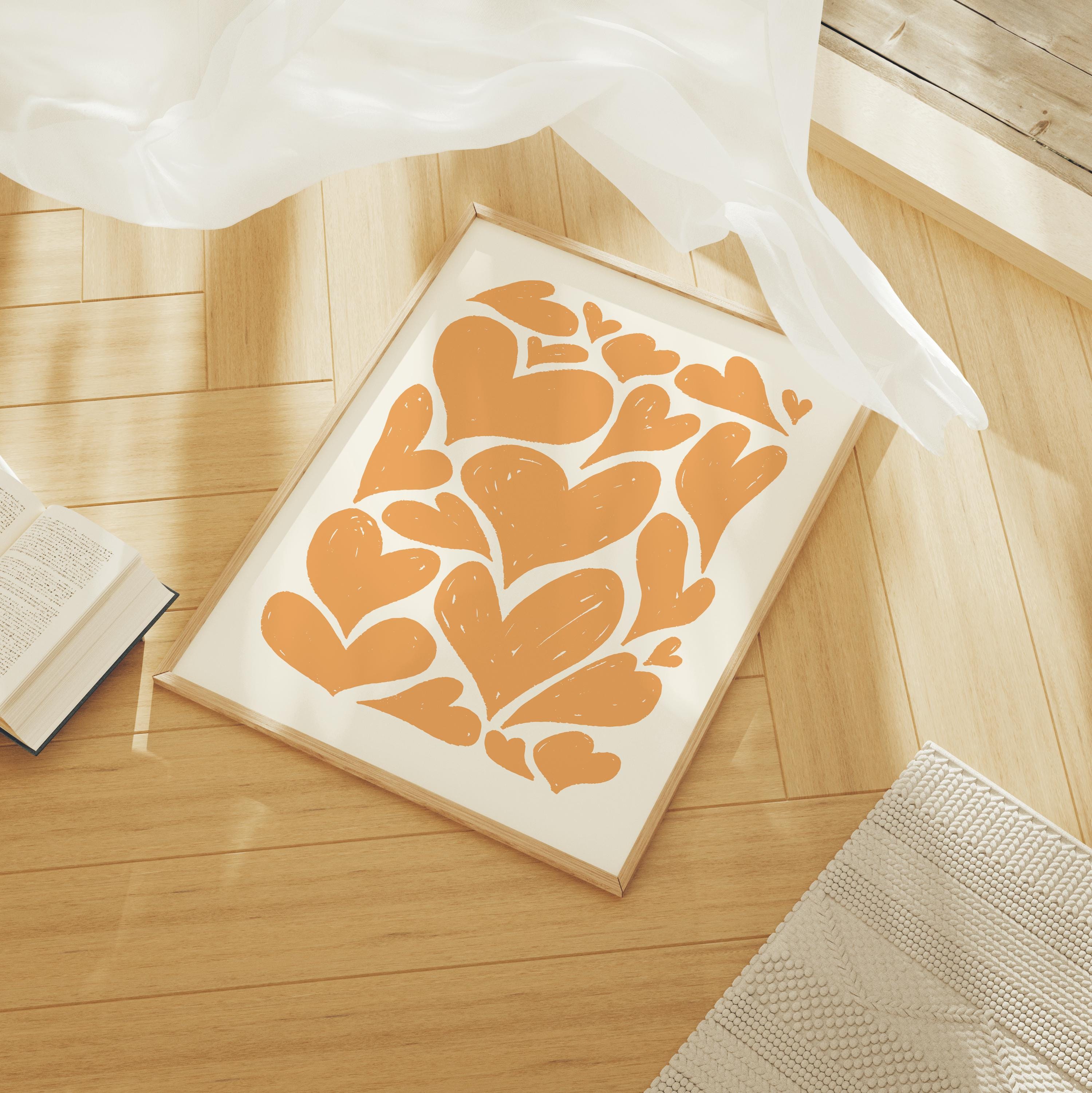 Abstract Hearts Print - Image 5