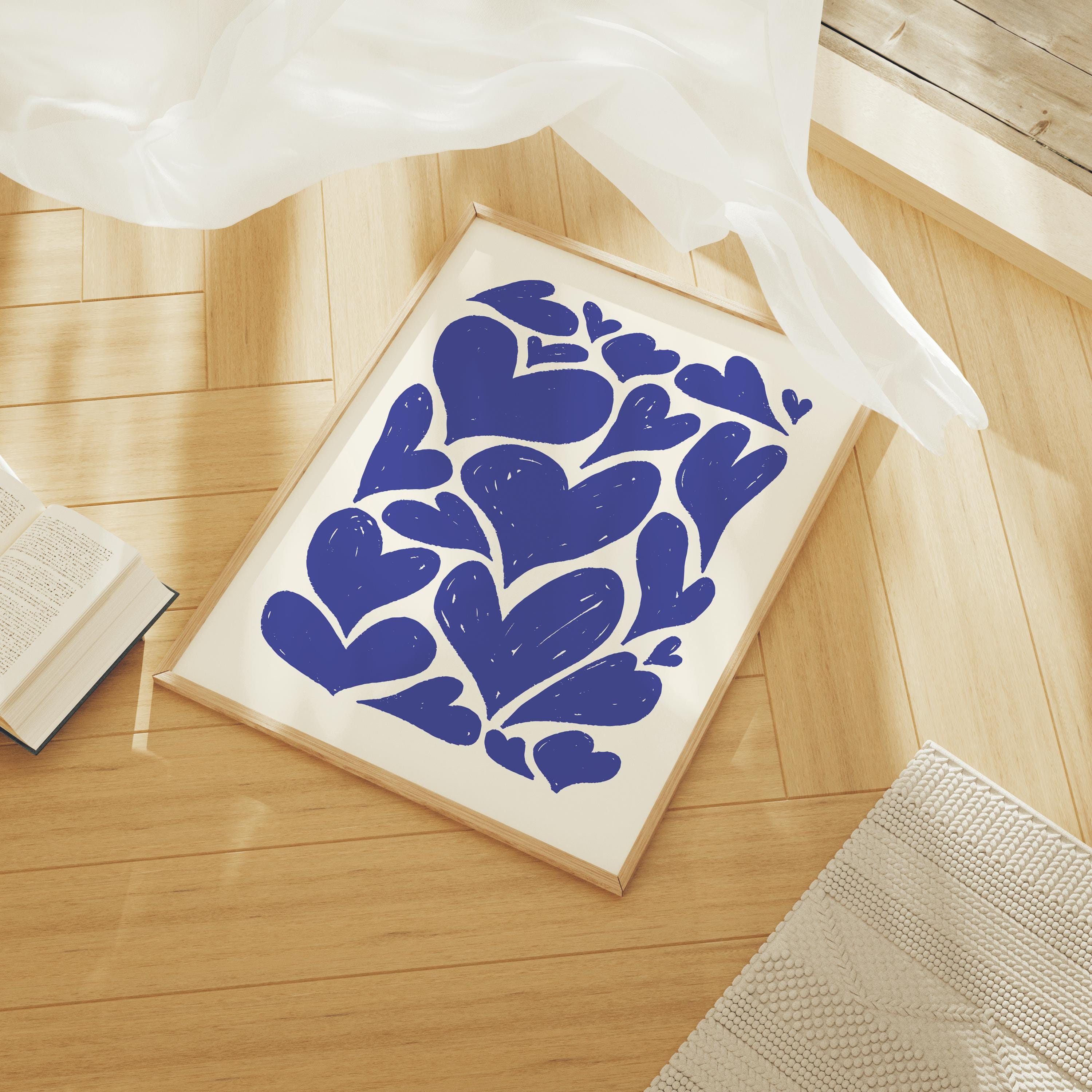 Abstract Hearts Print - Image 3