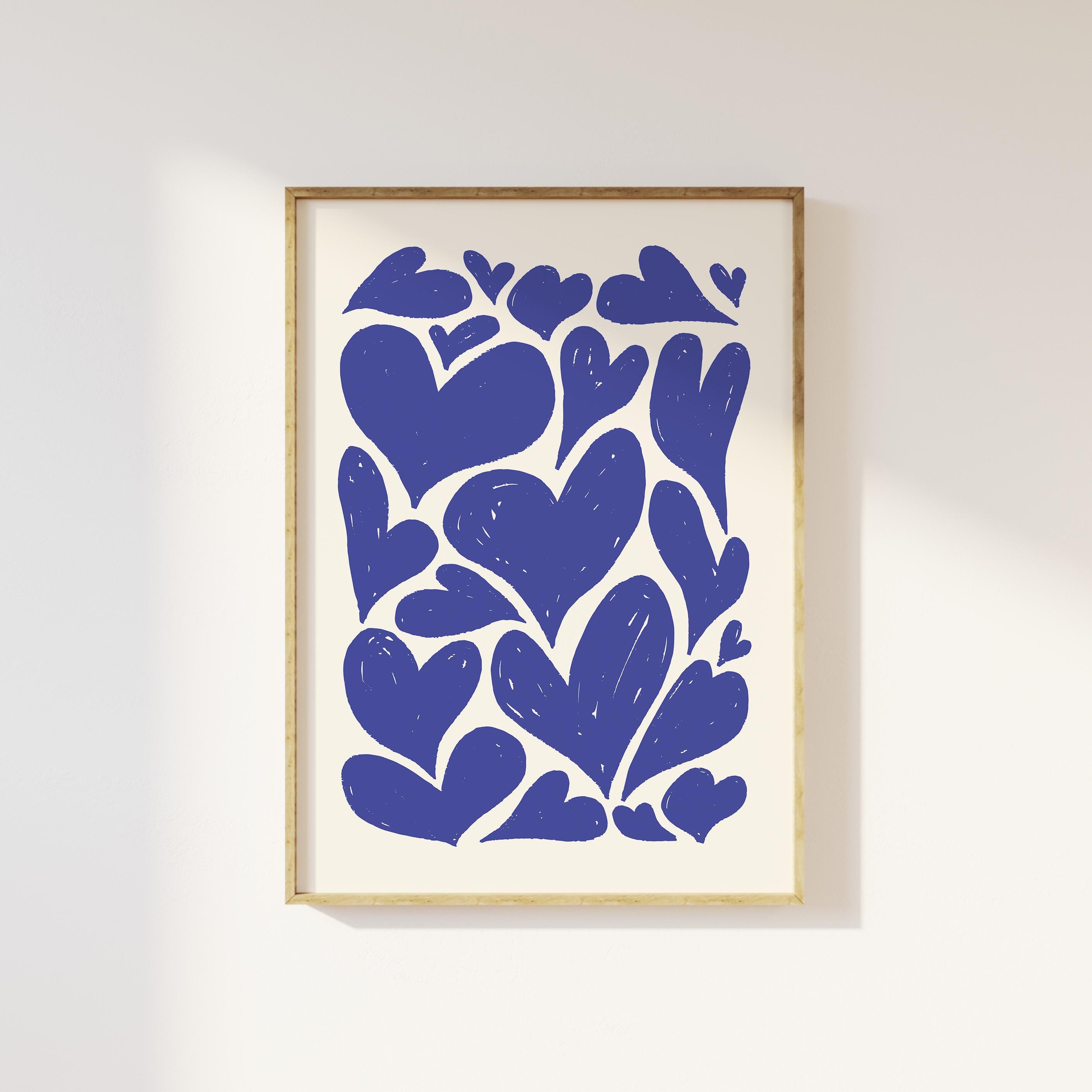 Abstract Hearts Print - Image 5