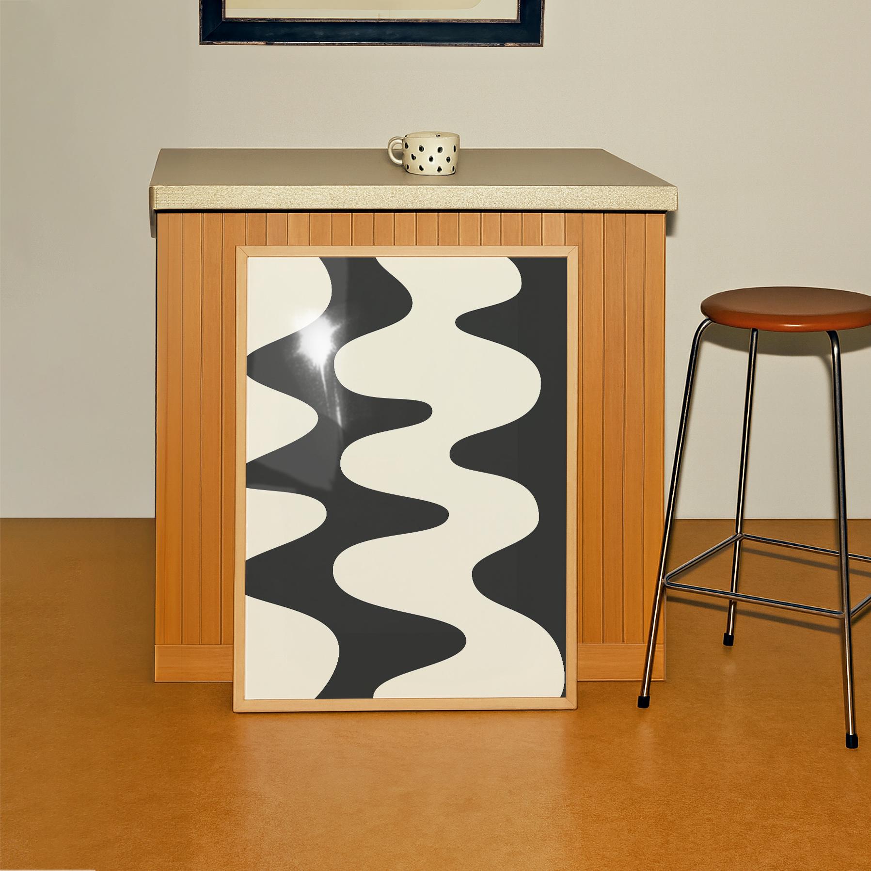 Abstract Wave Print - Image 4