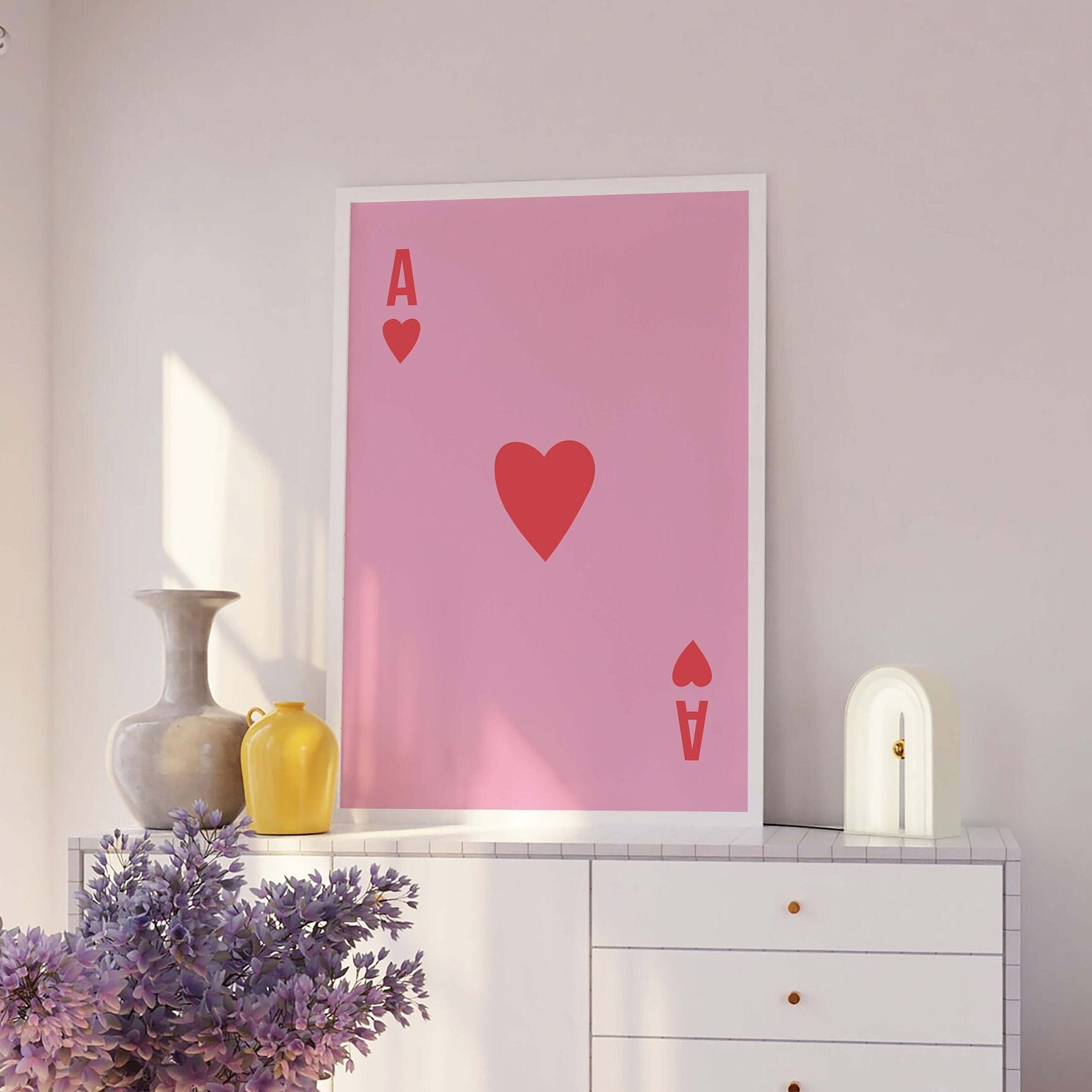Ace of Hearts Print