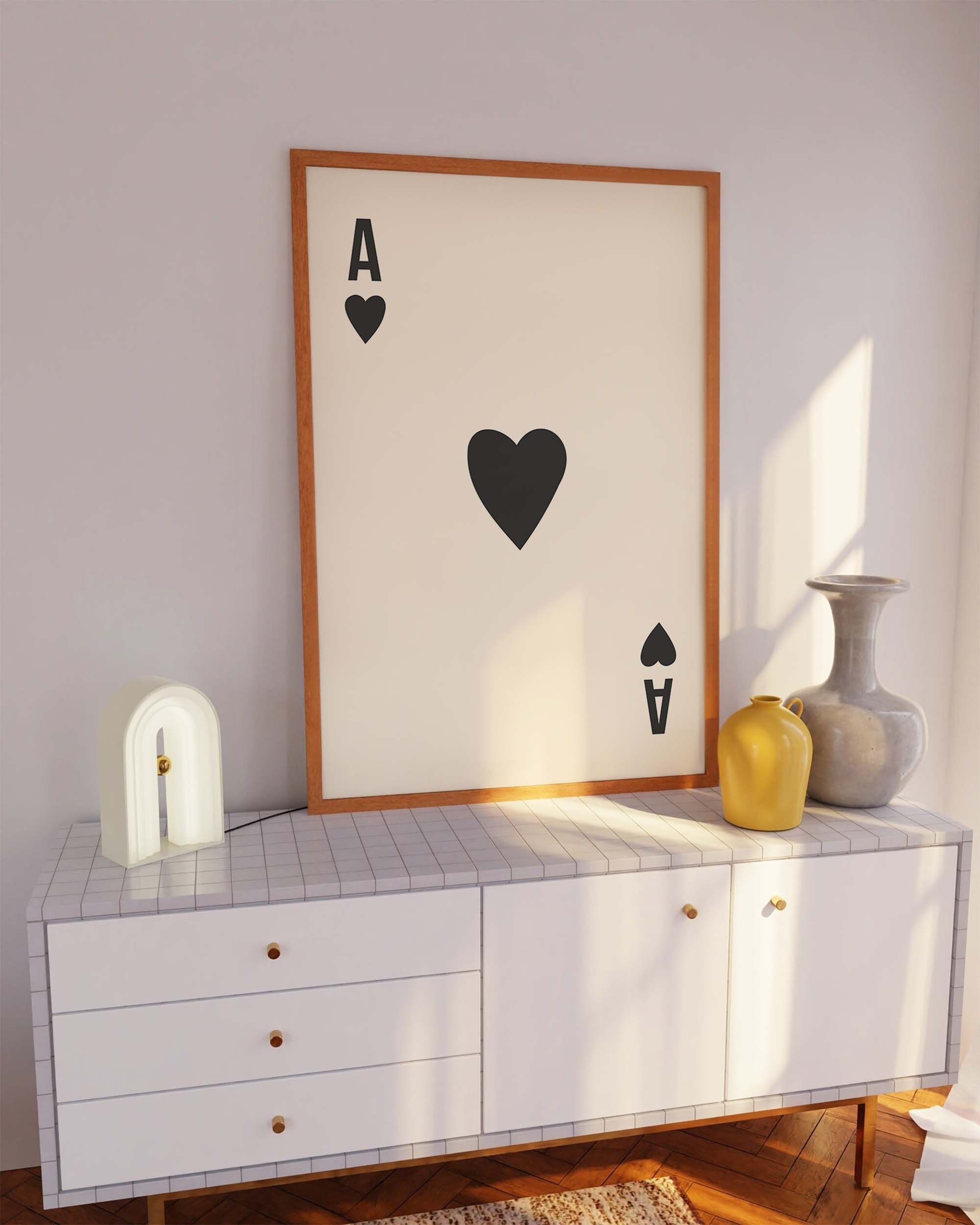 Ace of Hearts Print - Image 2