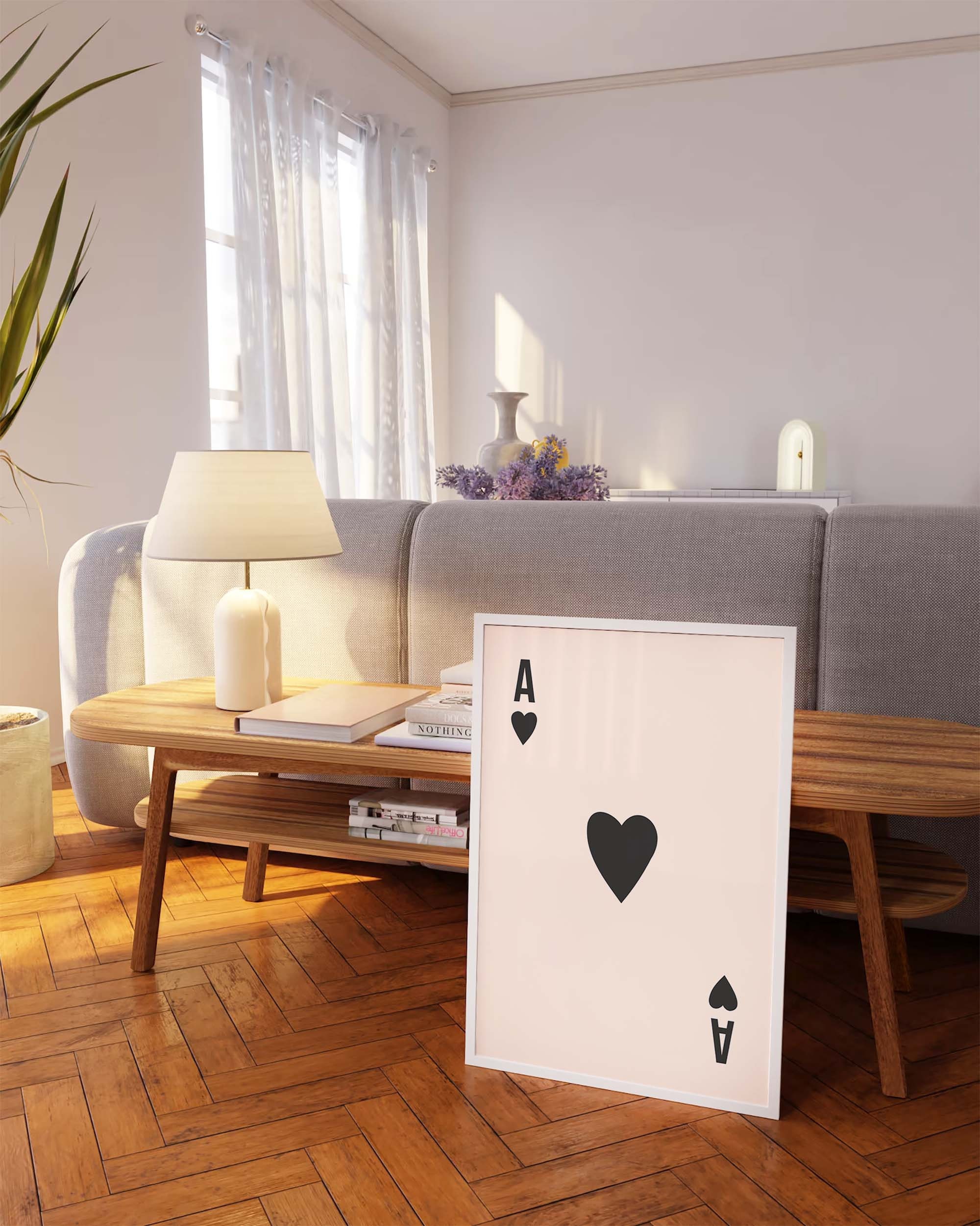 Ace of Hearts Print - Image 3