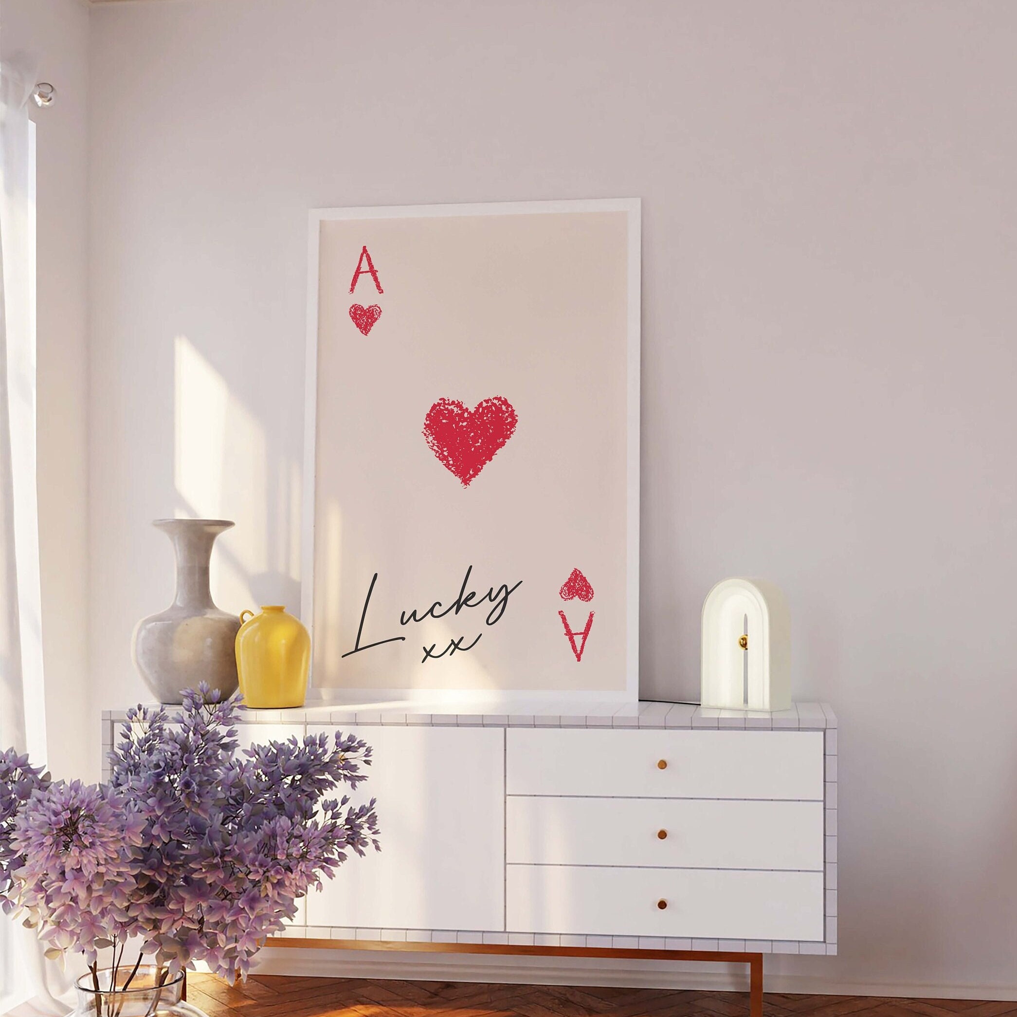 Ace of Hearts Print - Image 2