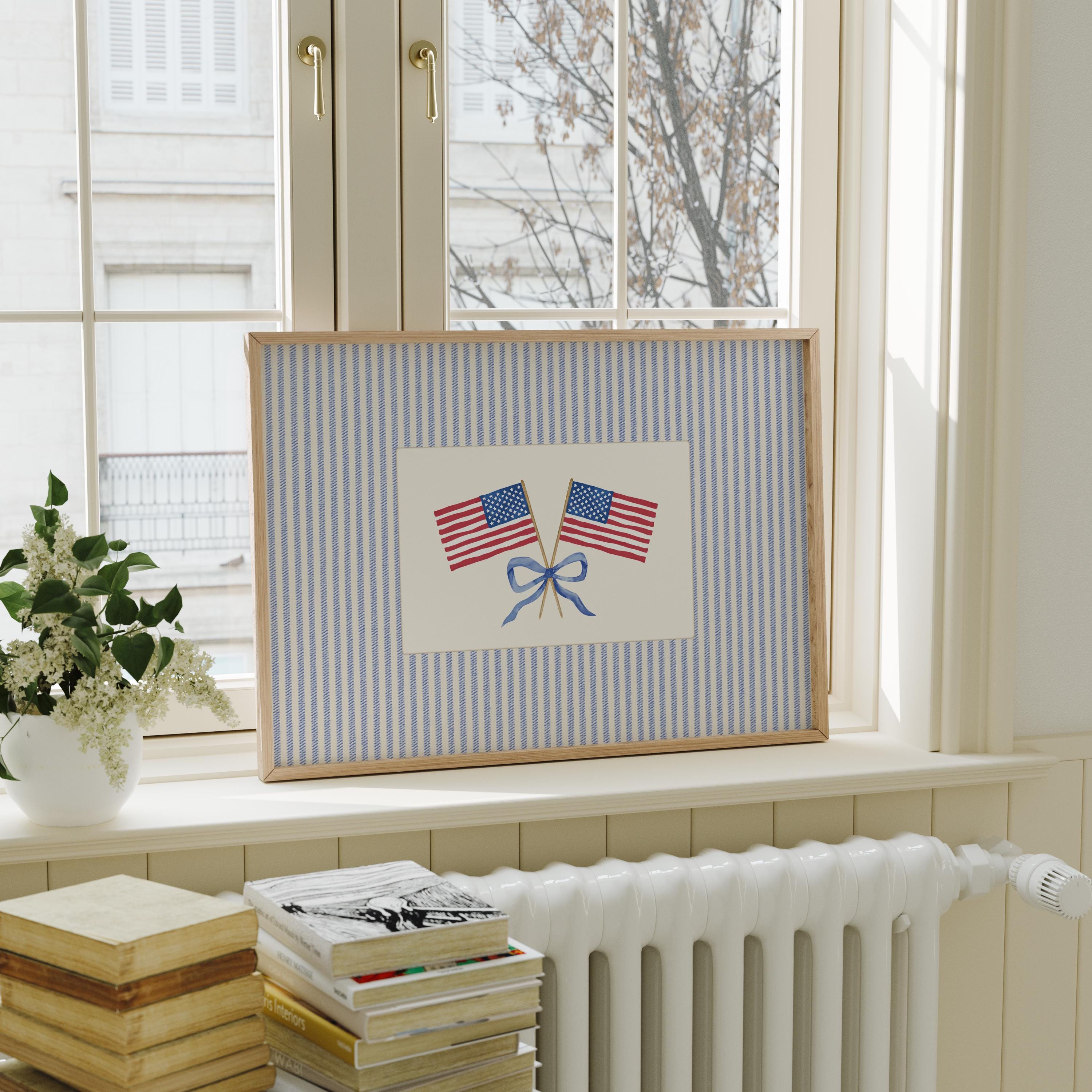 American Flag Print