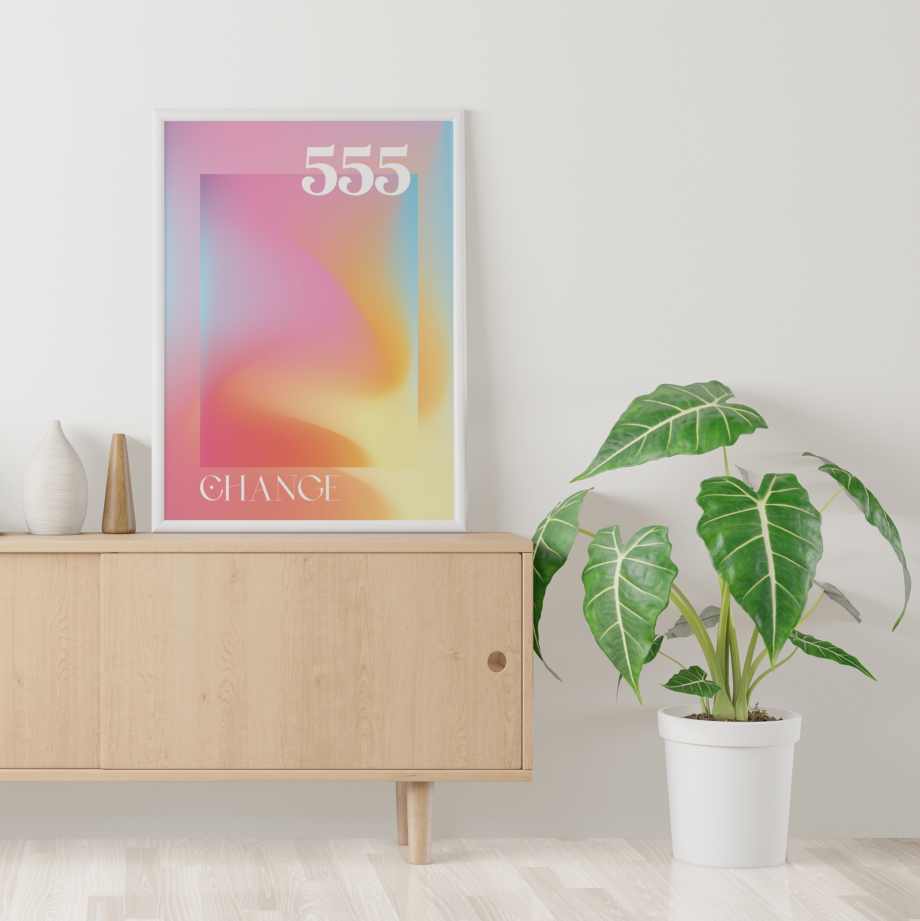 Angel Number 555 Change Print - Image 3