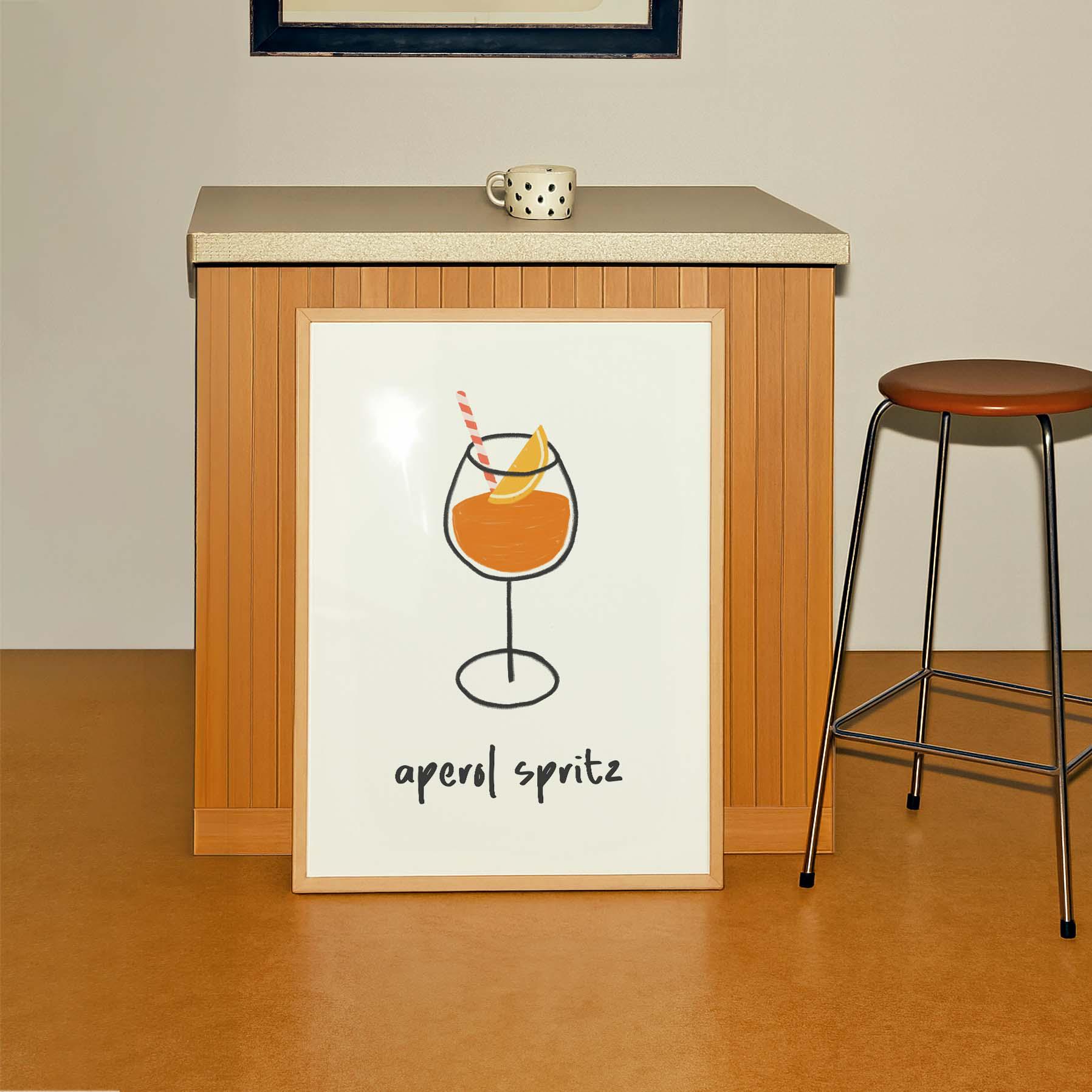 Aperol Spritz Cocktail Print - Image 5