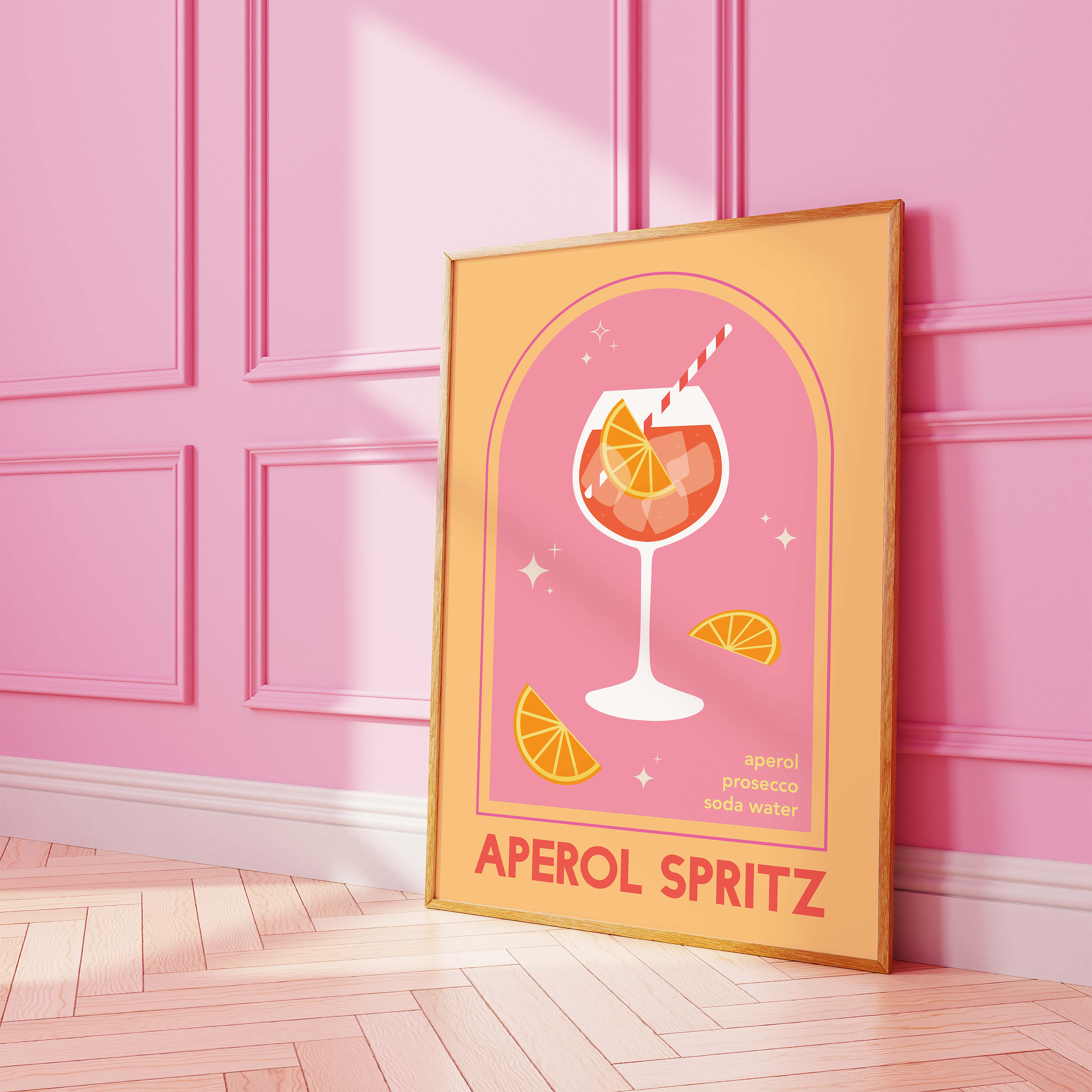 Aperol Spritz Cocktail Print - Image 3