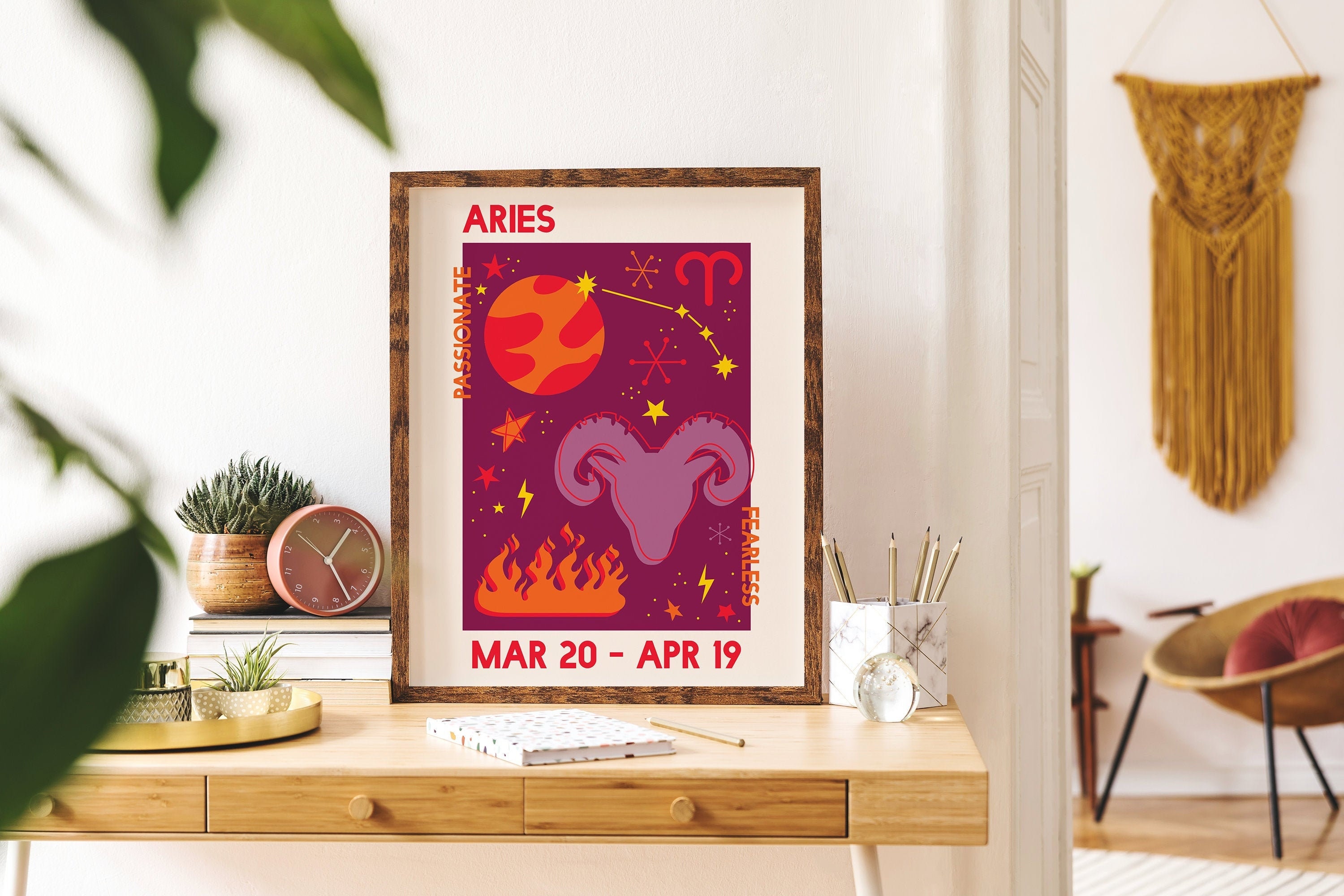 Aries Zodiac Print - Image 2