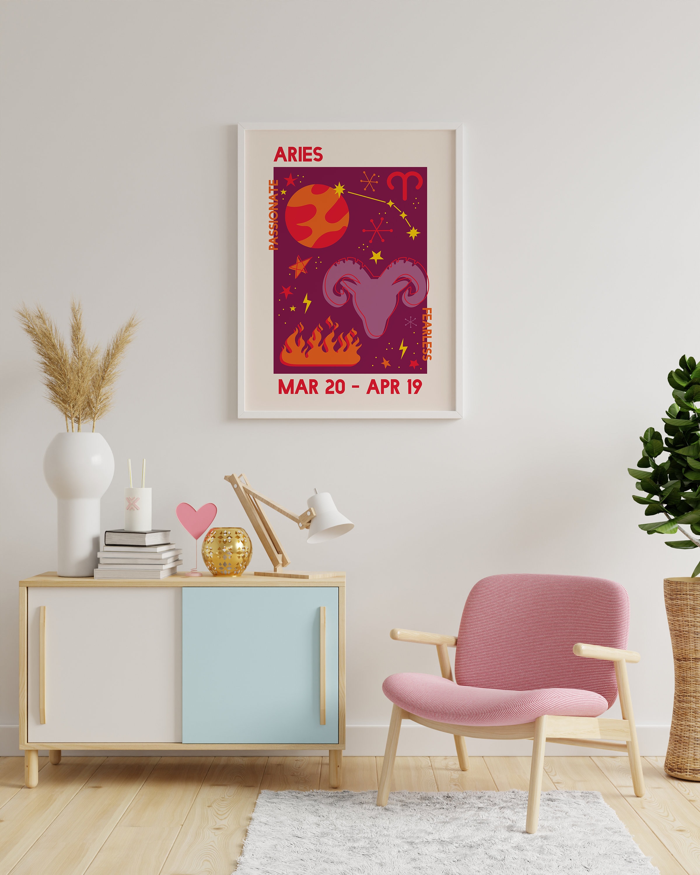 Aries Zodiac Print - Image 5