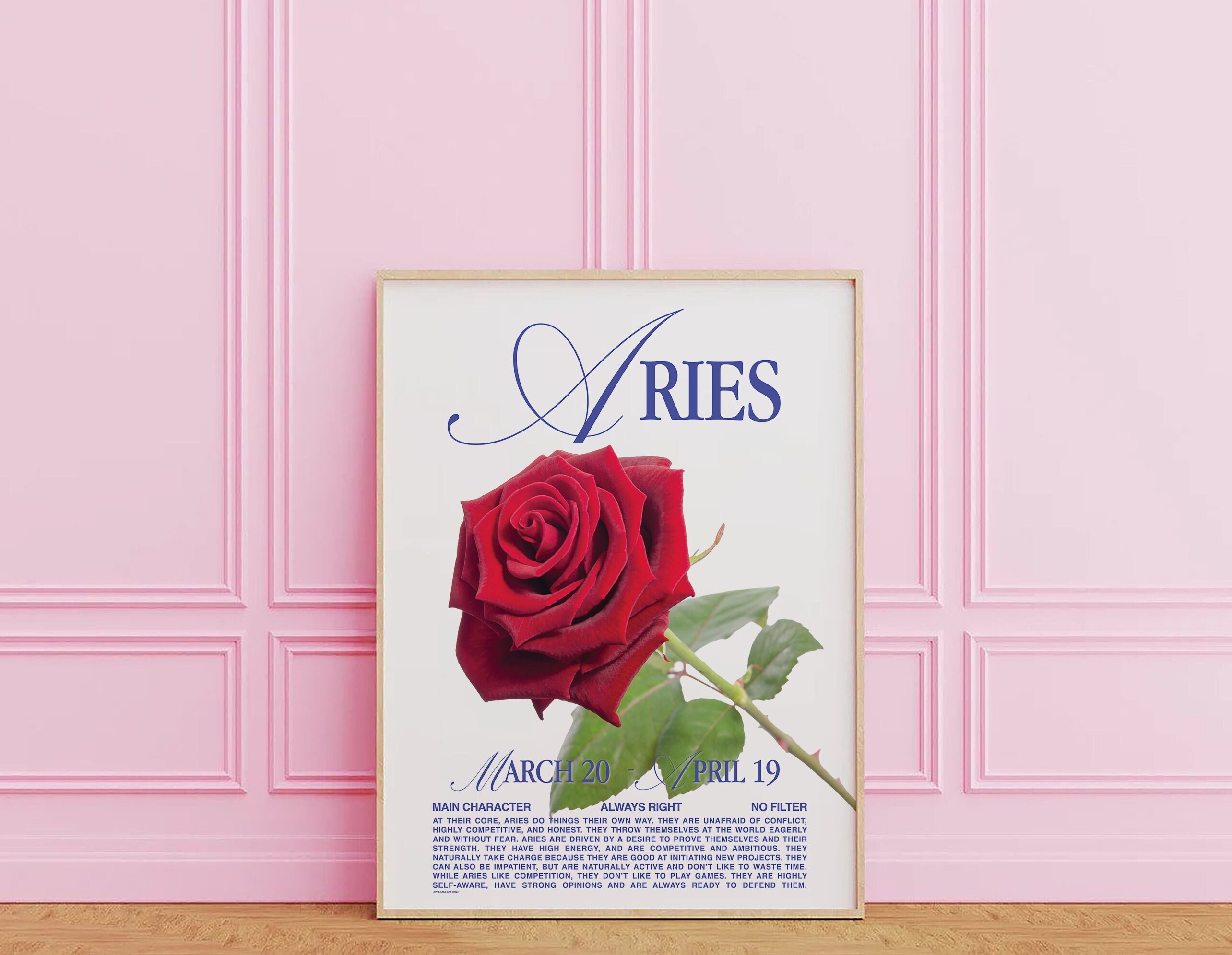 Aries Zodiac Print - Image 2