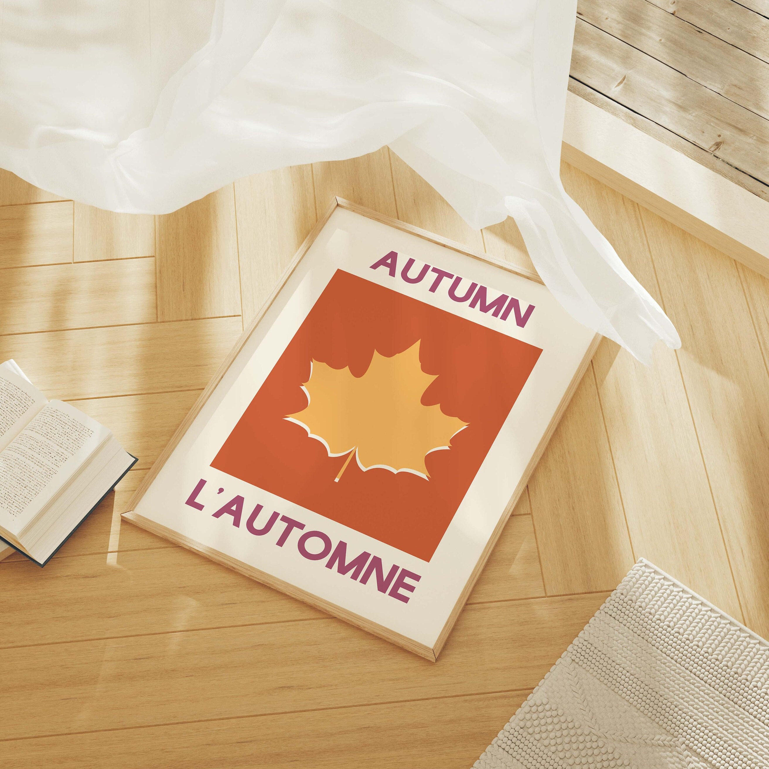 Autumn Leaf Print - Image 3