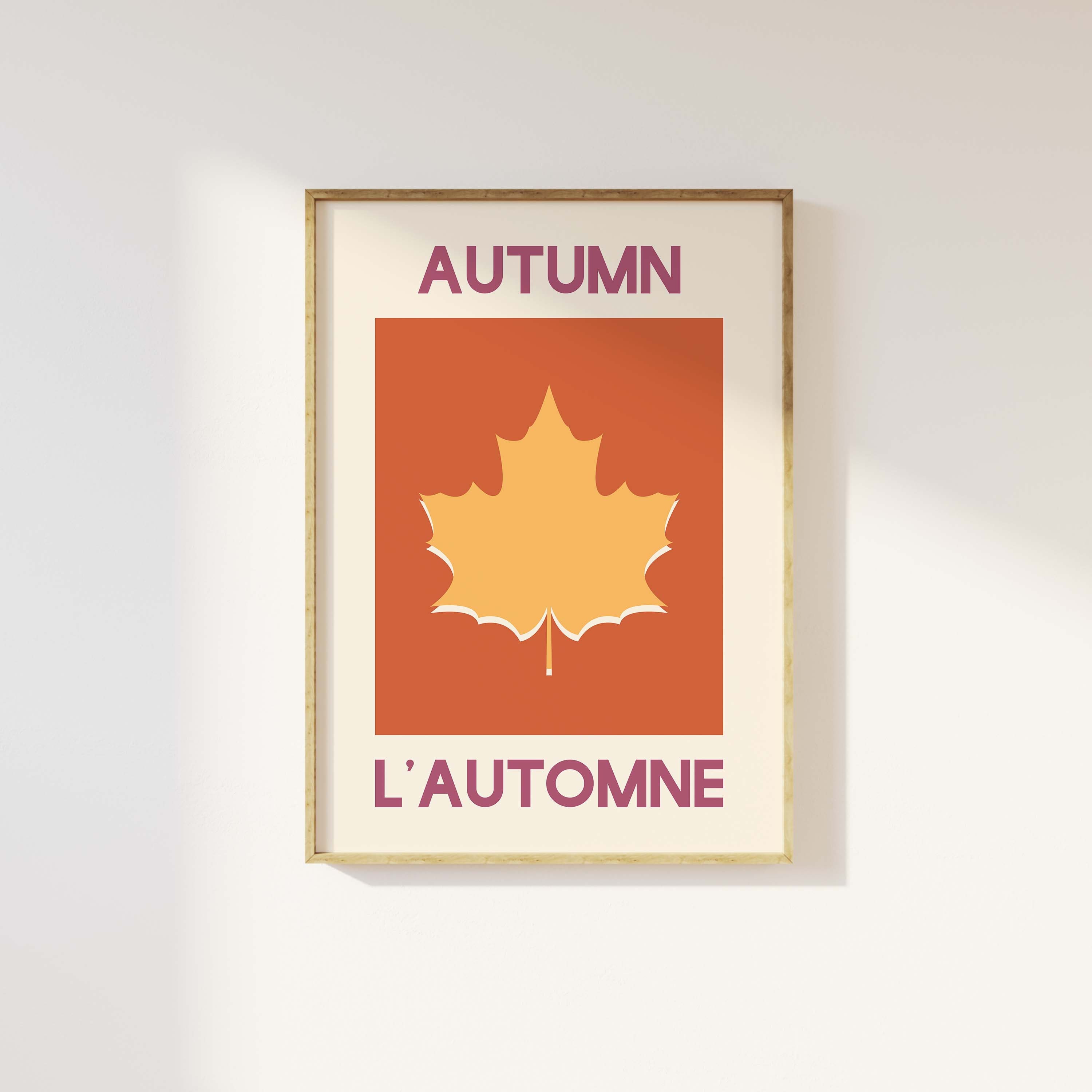 Autumn Leaf Print - Image 4