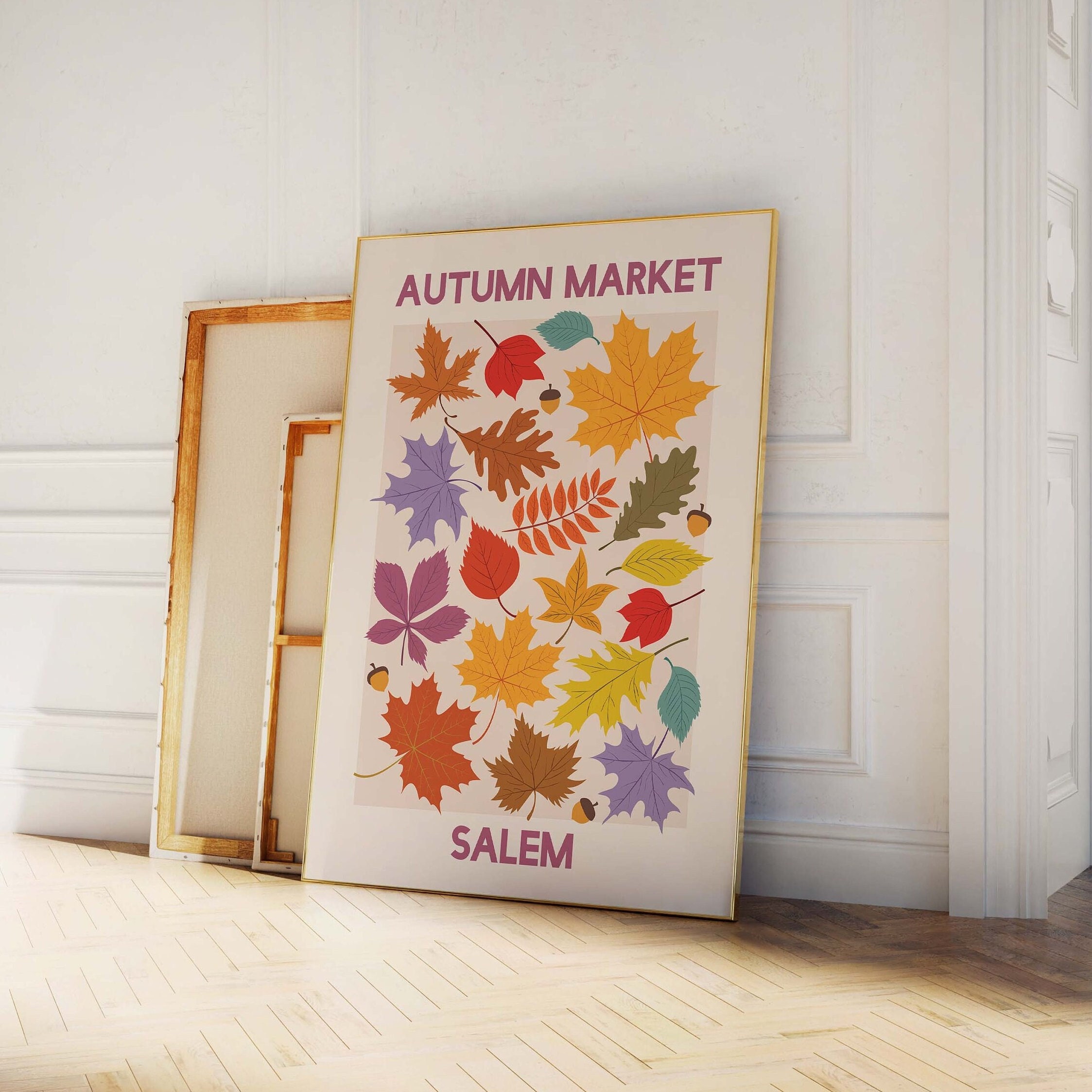 Autumn Market Salem Print - Image 2