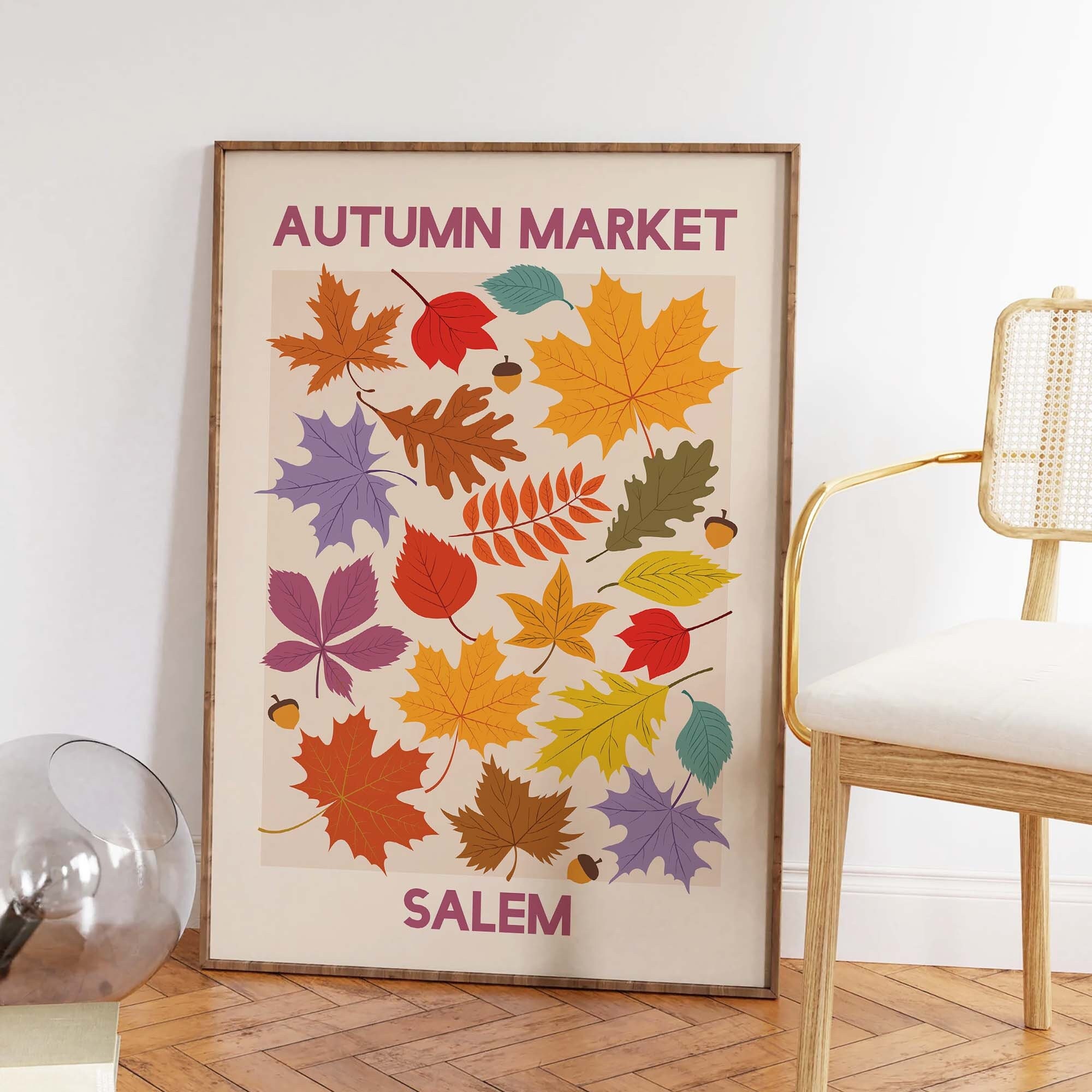 Autumn Market Salem Print - Image 4