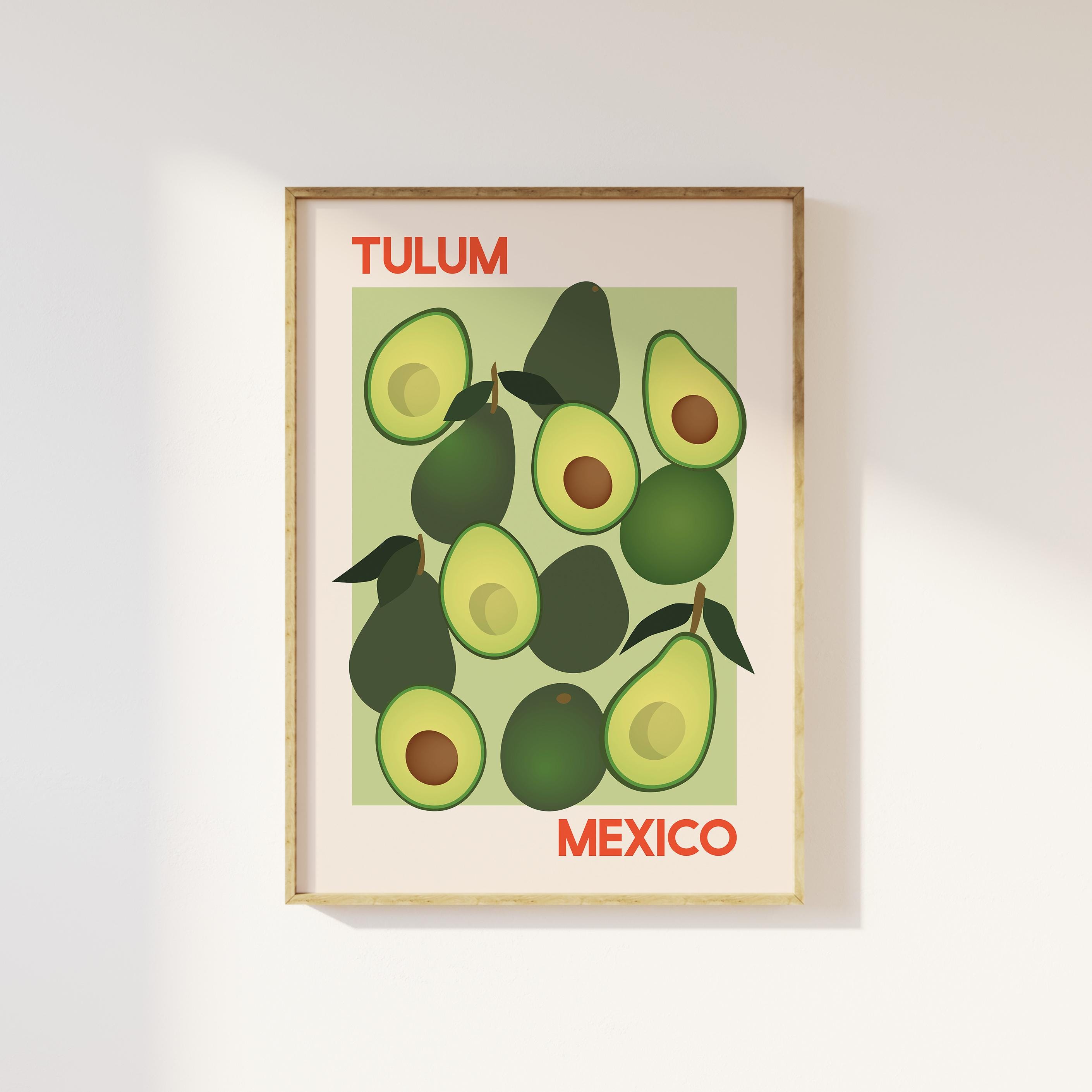 Avocado Tulum Mexico Print - Image 5