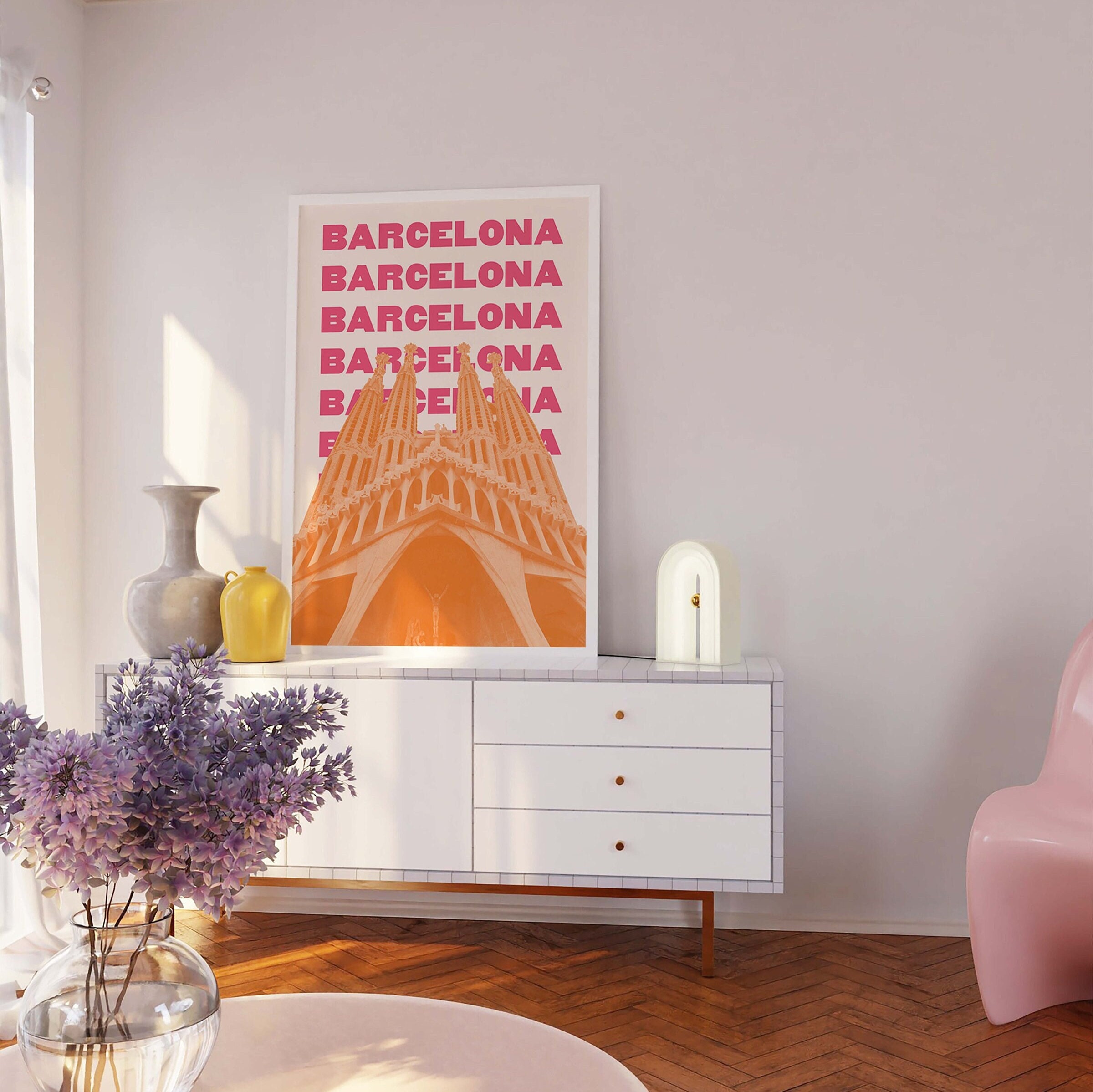 Barcelona Travel Print - Image 2