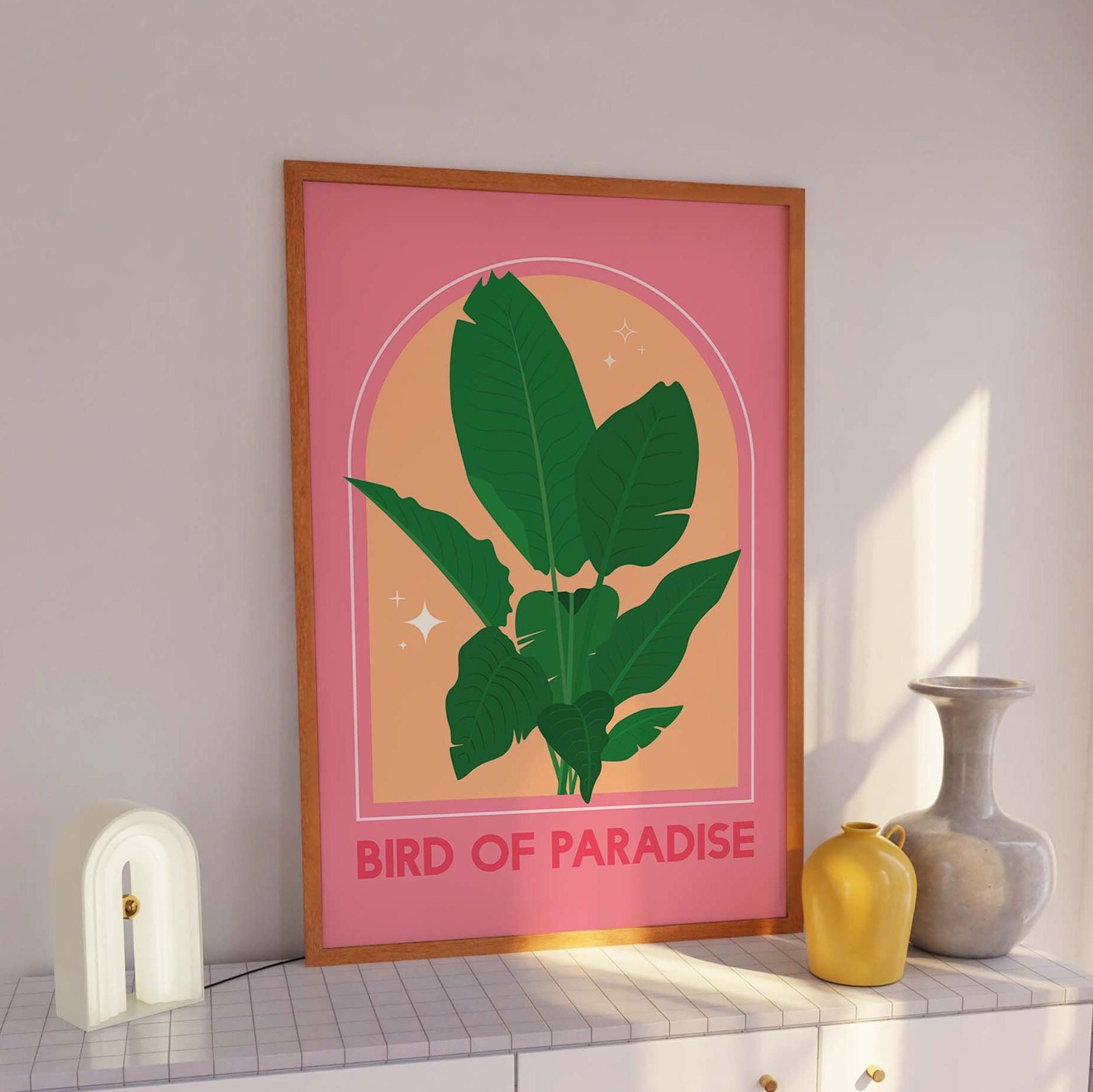Bird of Paradise House Plant Print - Image 2