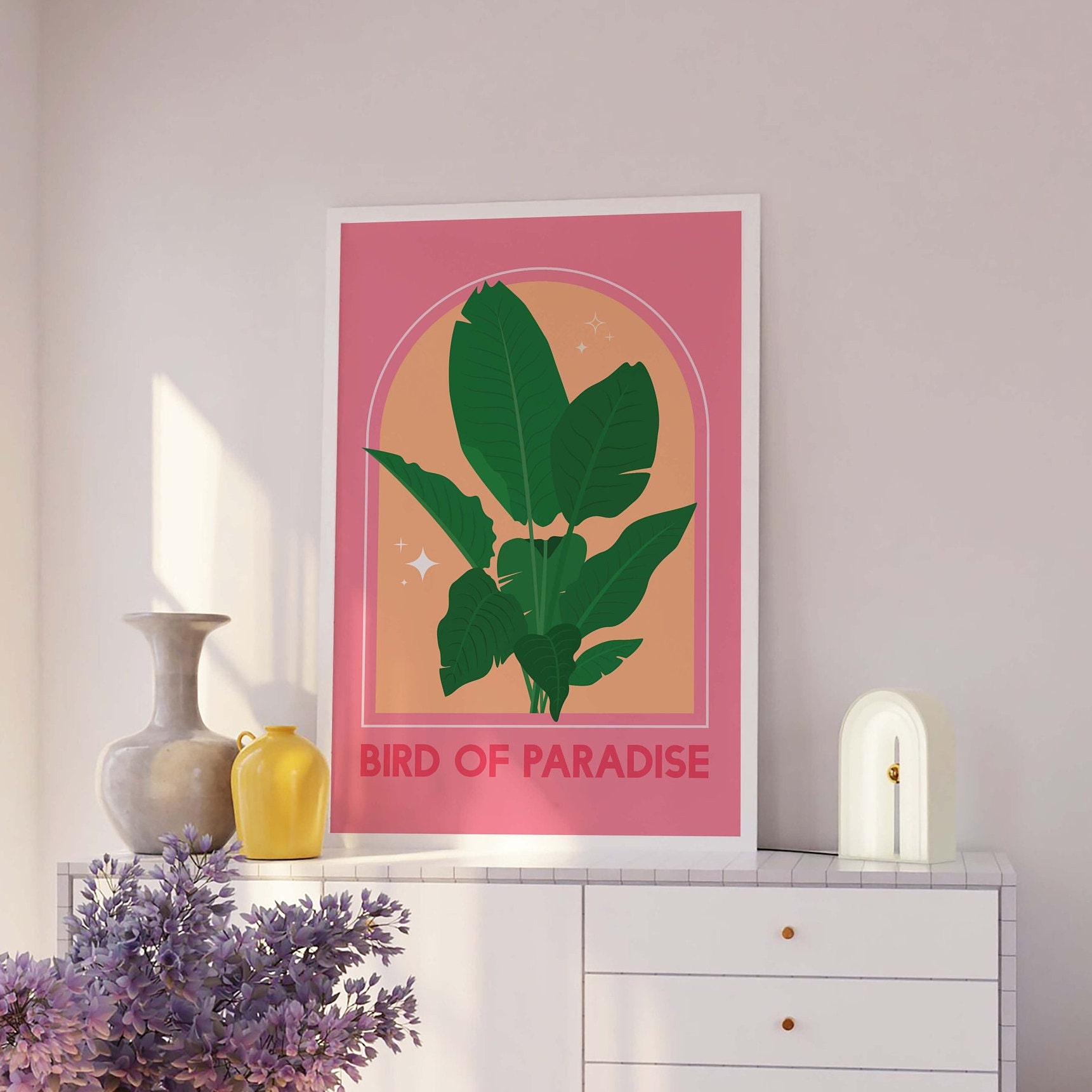 Bird of Paradise House Plant Print - Image 4