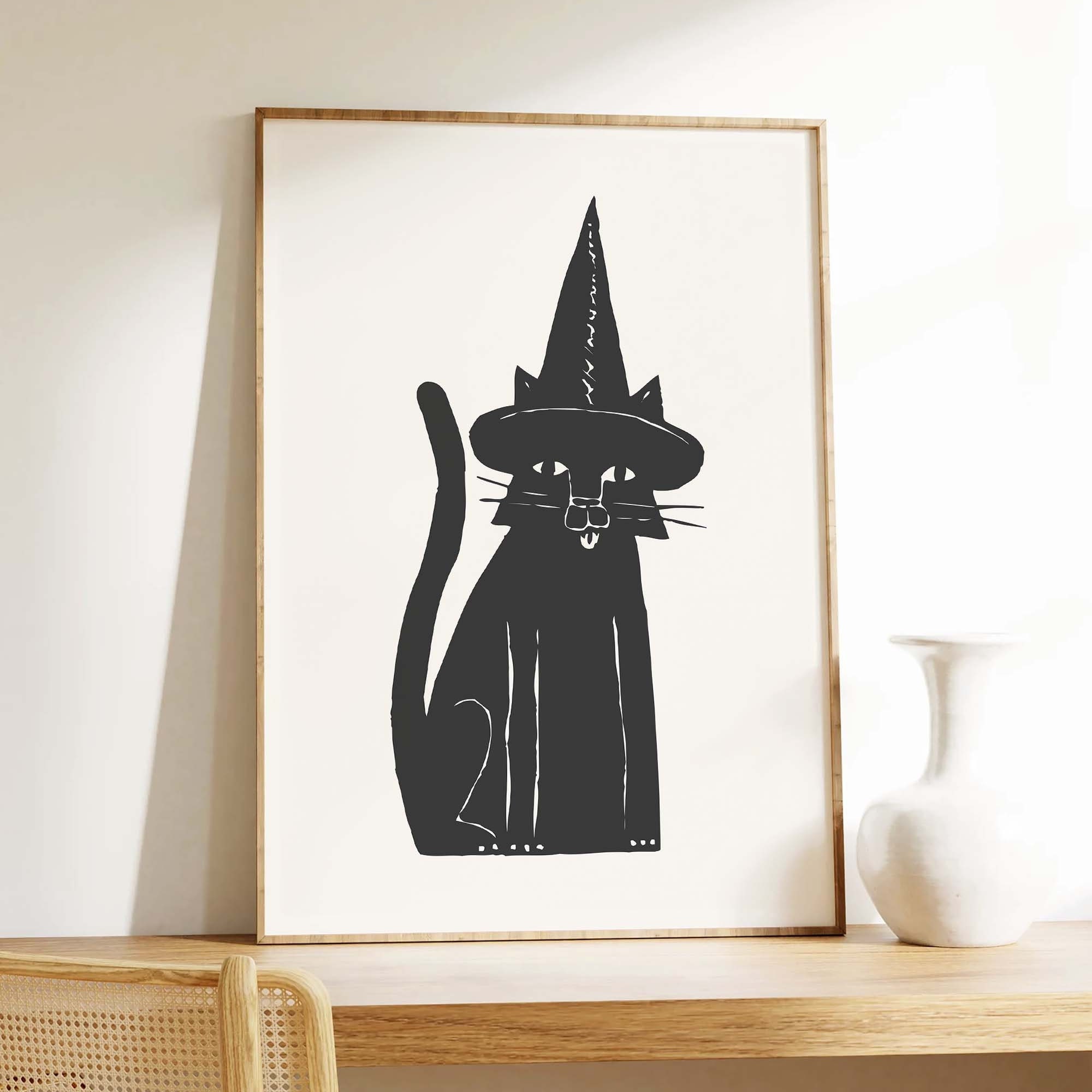 Black Cat Print - Image 2